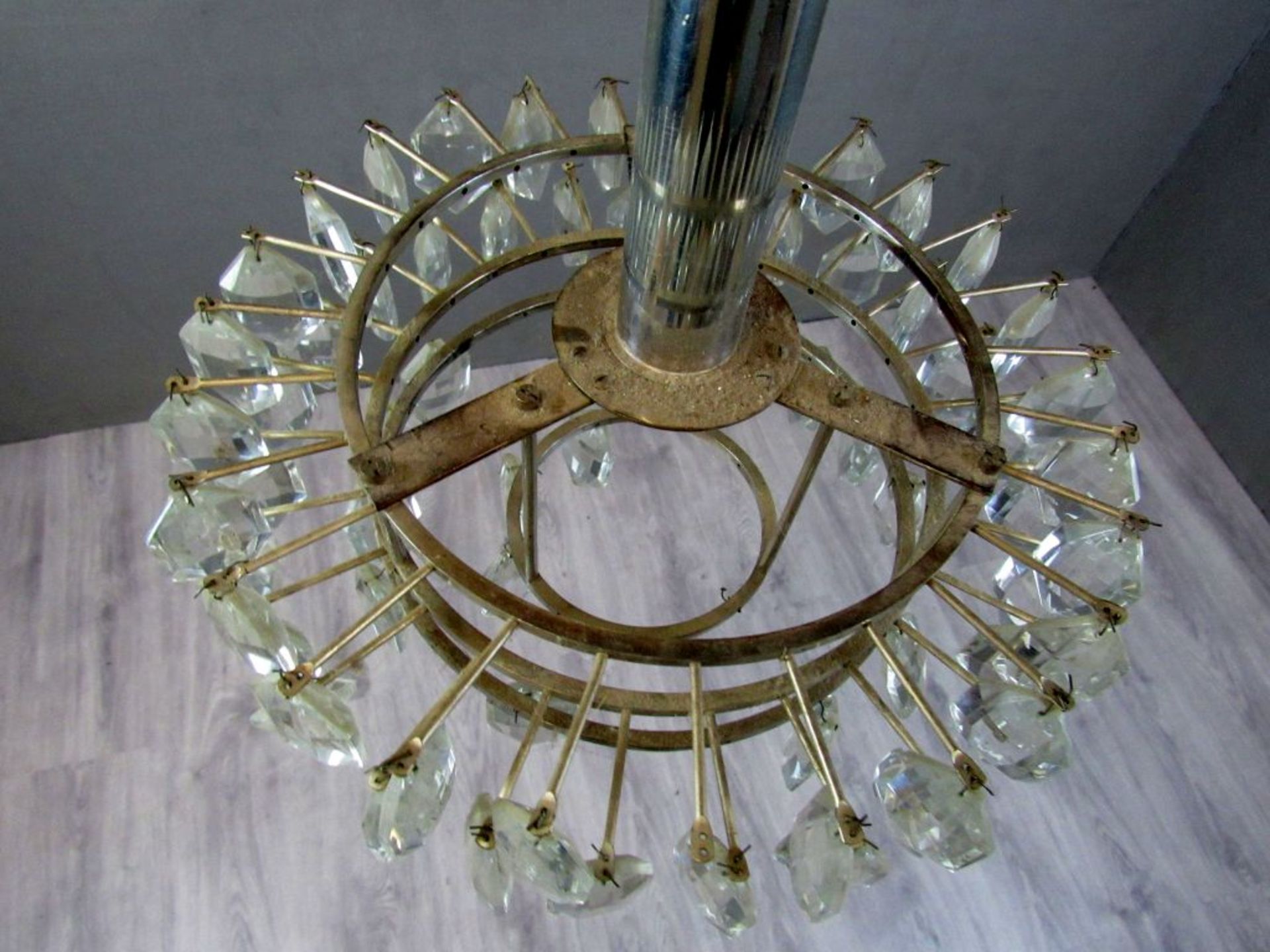 Deckenlampe Kristallbehangen 60er - Image 4 of 8