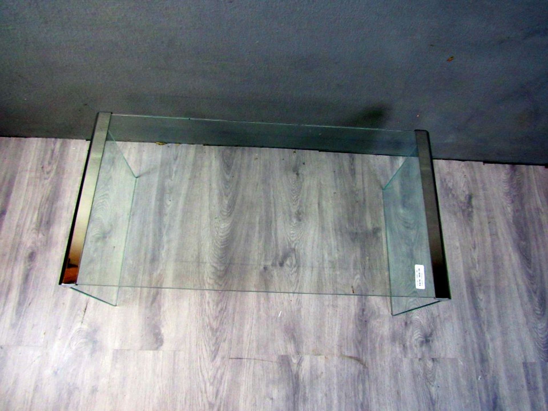 Kleiner Wohnzimmertisch Glas und - Bild 2 aus 5