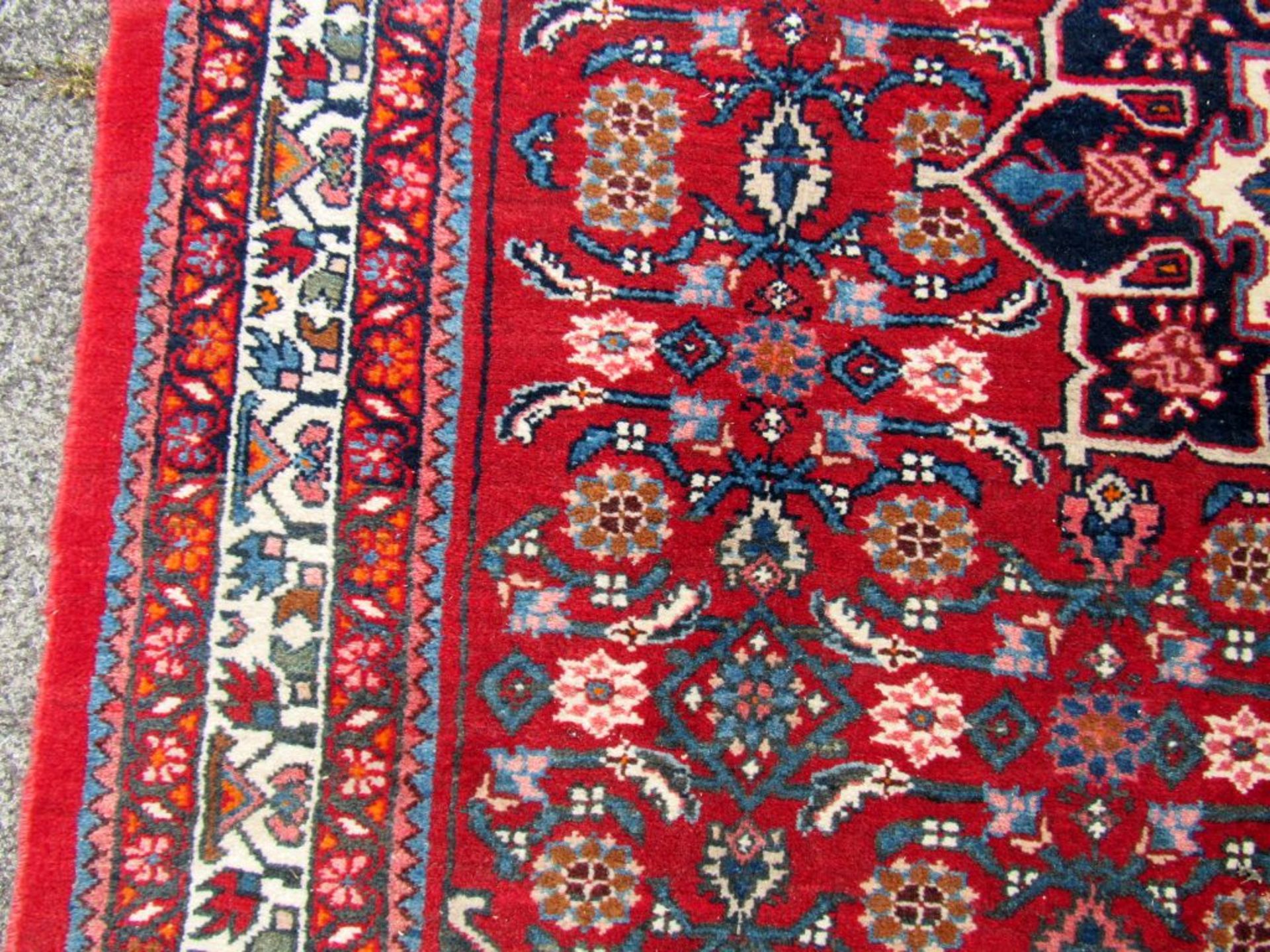 Orientteppich handgeknüpft rotgrundig - Image 3 of 7