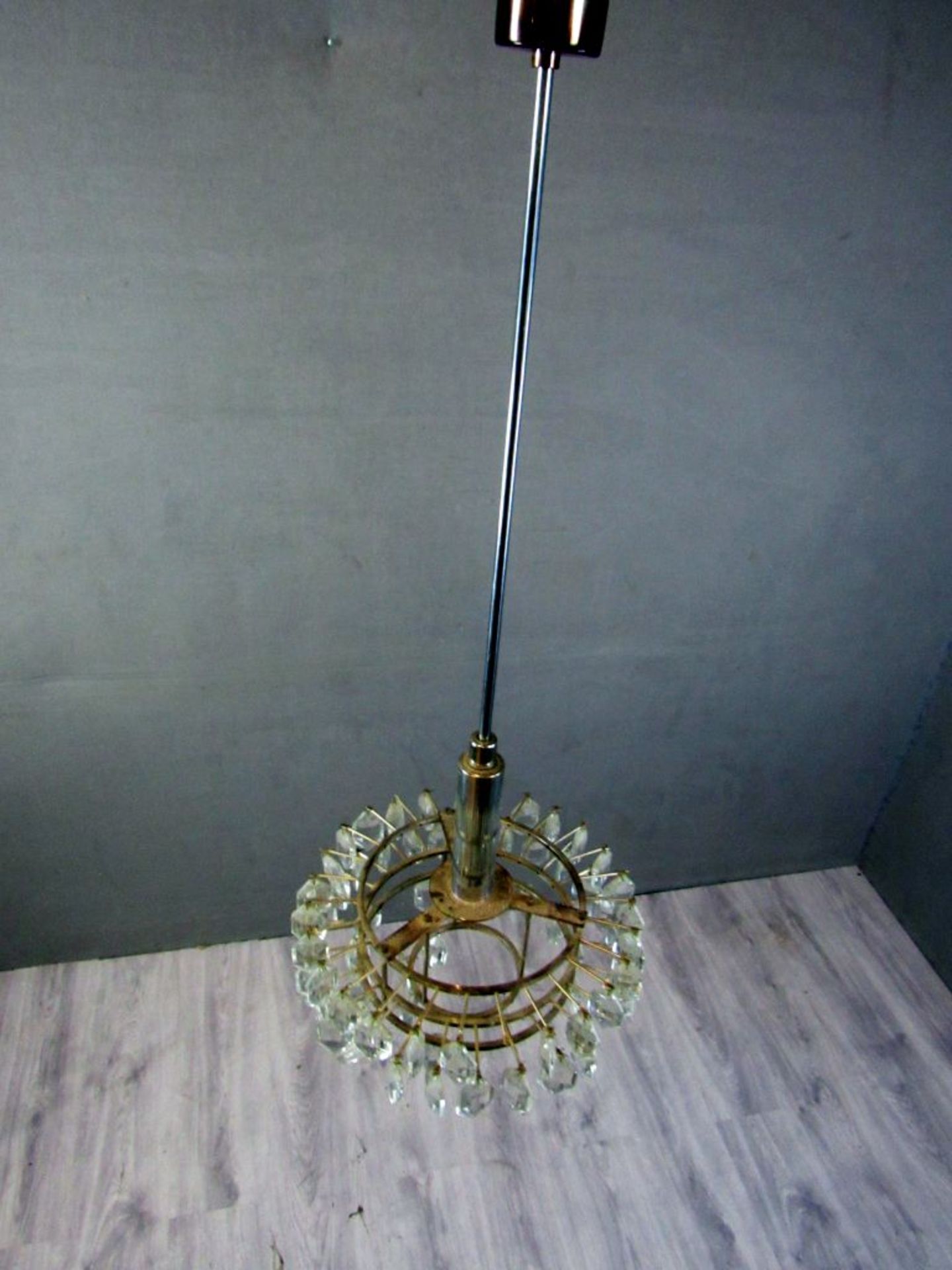 Deckenlampe Kristallbehangen 60er - Image 7 of 8