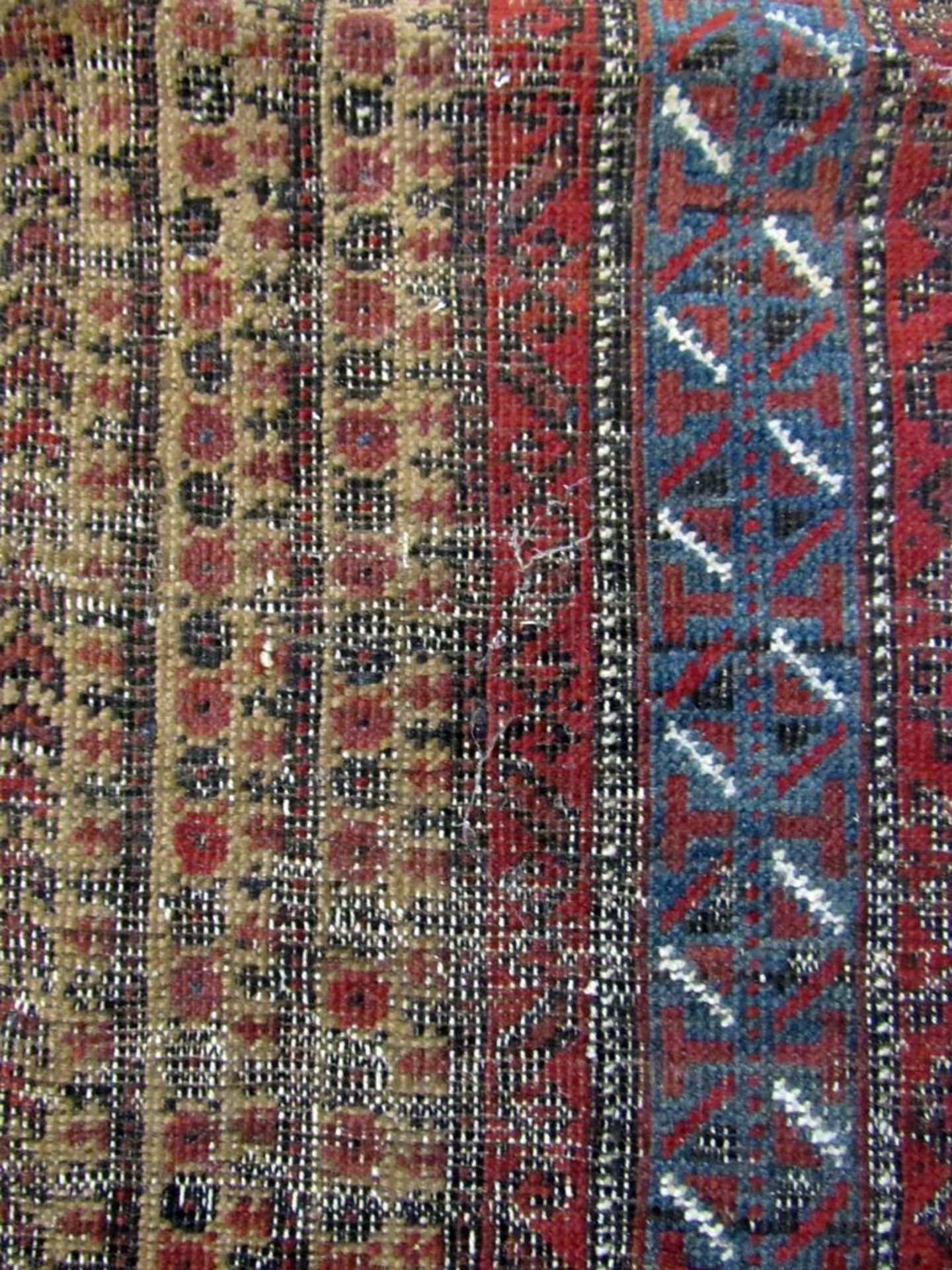 Antiker Teppich handgeknüpft Orient - Bild 7 aus 8