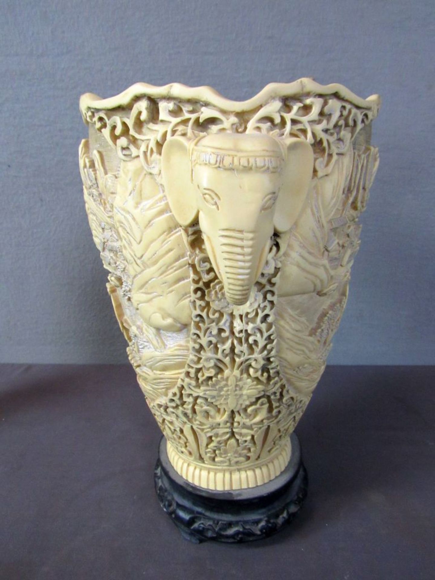 Asiatische Vase Masse 32cm - Image 6 of 10