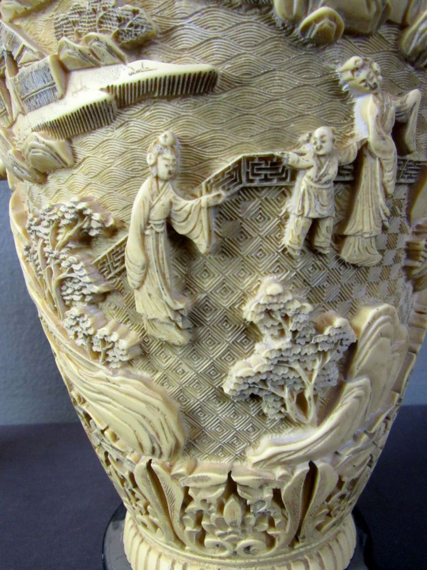 Asiatische Vase Masse 32cm - Image 2 of 10