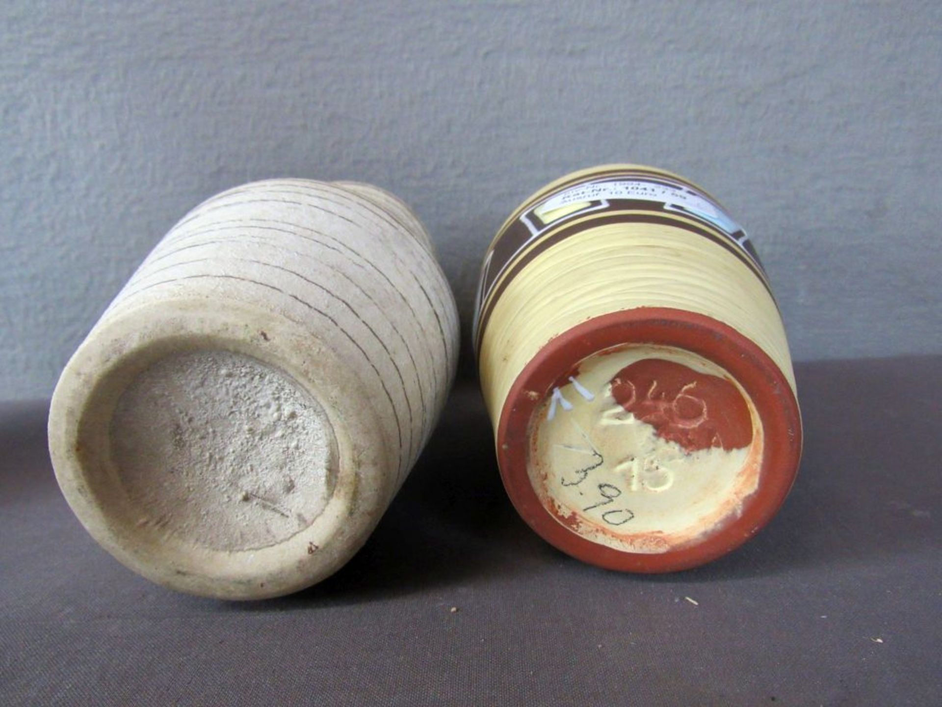 Vier Vasen Keramik 50er Jahre - Image 5 of 6