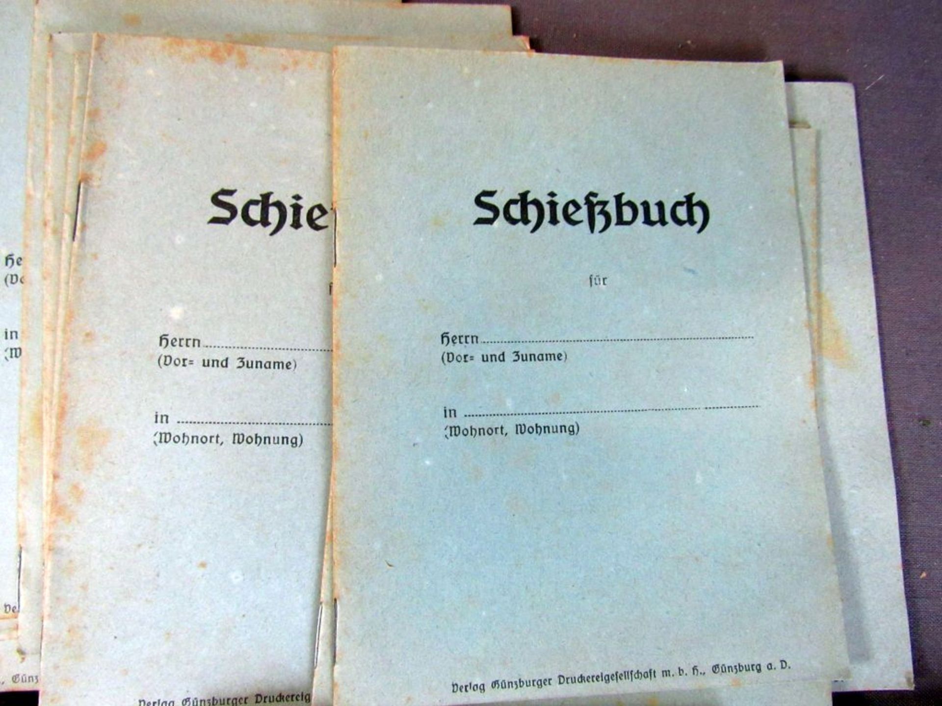 Konvolut Schießbücher - Bild 2 aus 4