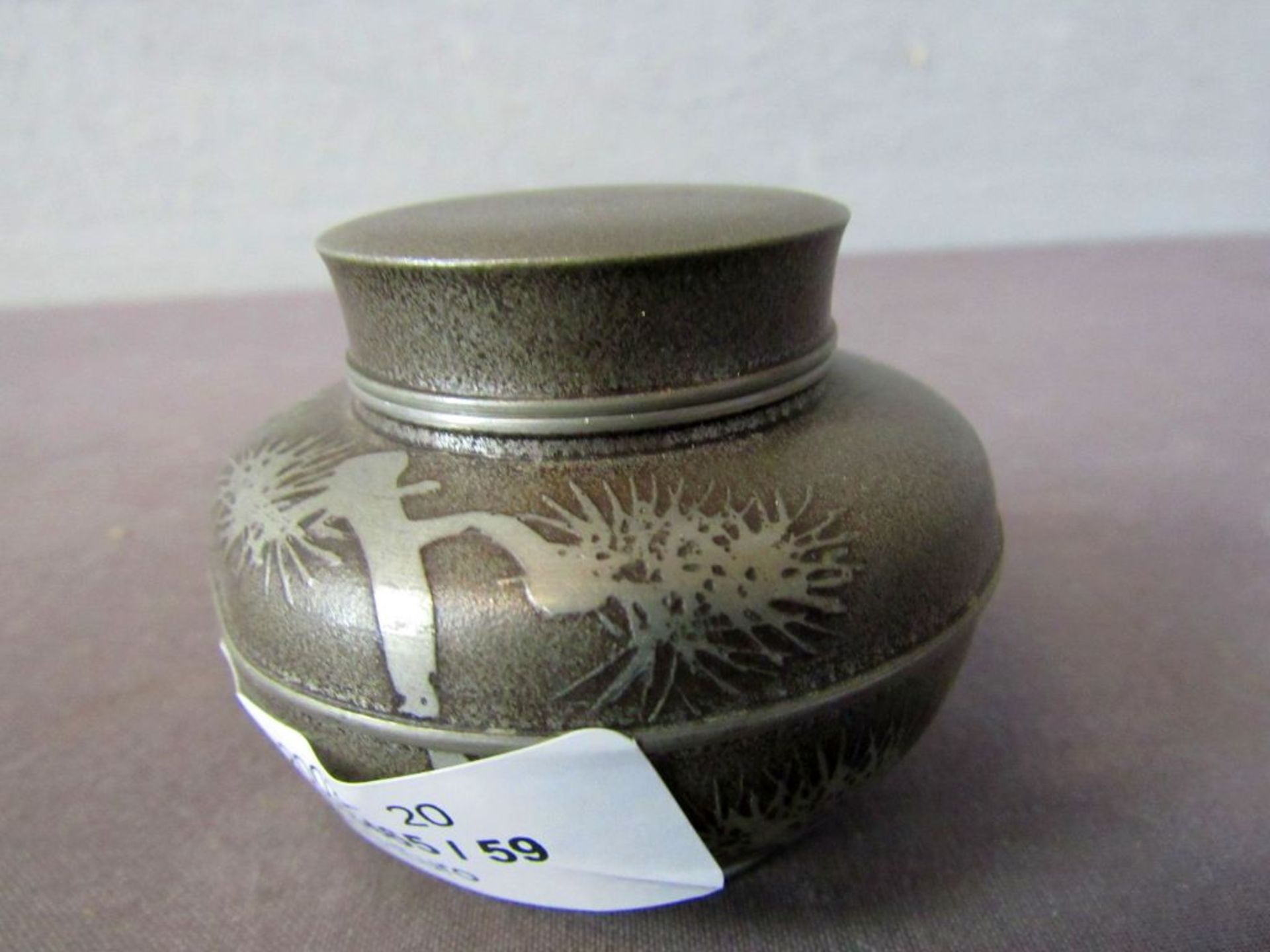 Teedose Japan um 1920 am Boden mit - Image 5 of 6