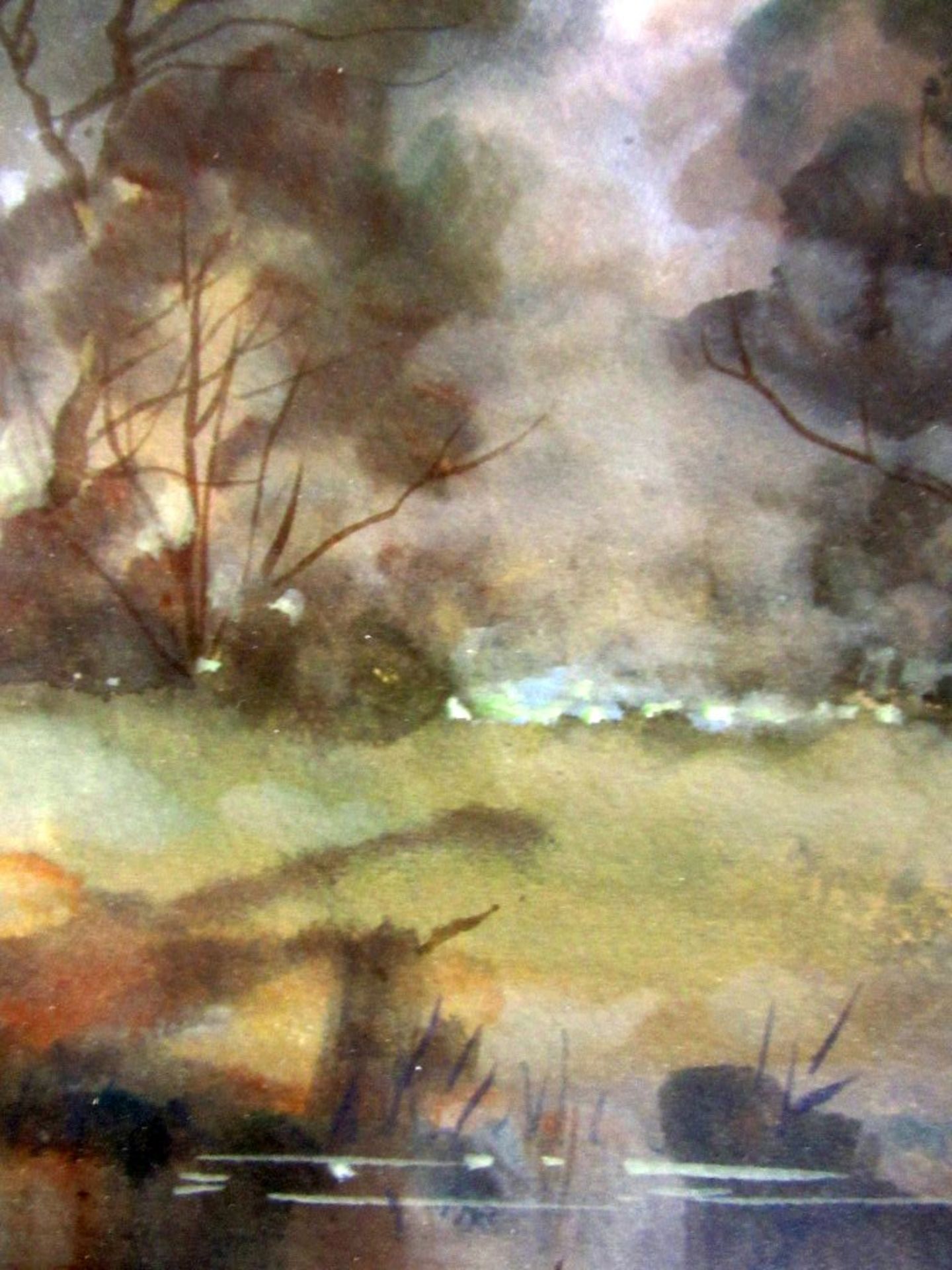 Aquarell signiert und betitelt - Bild 7 aus 9