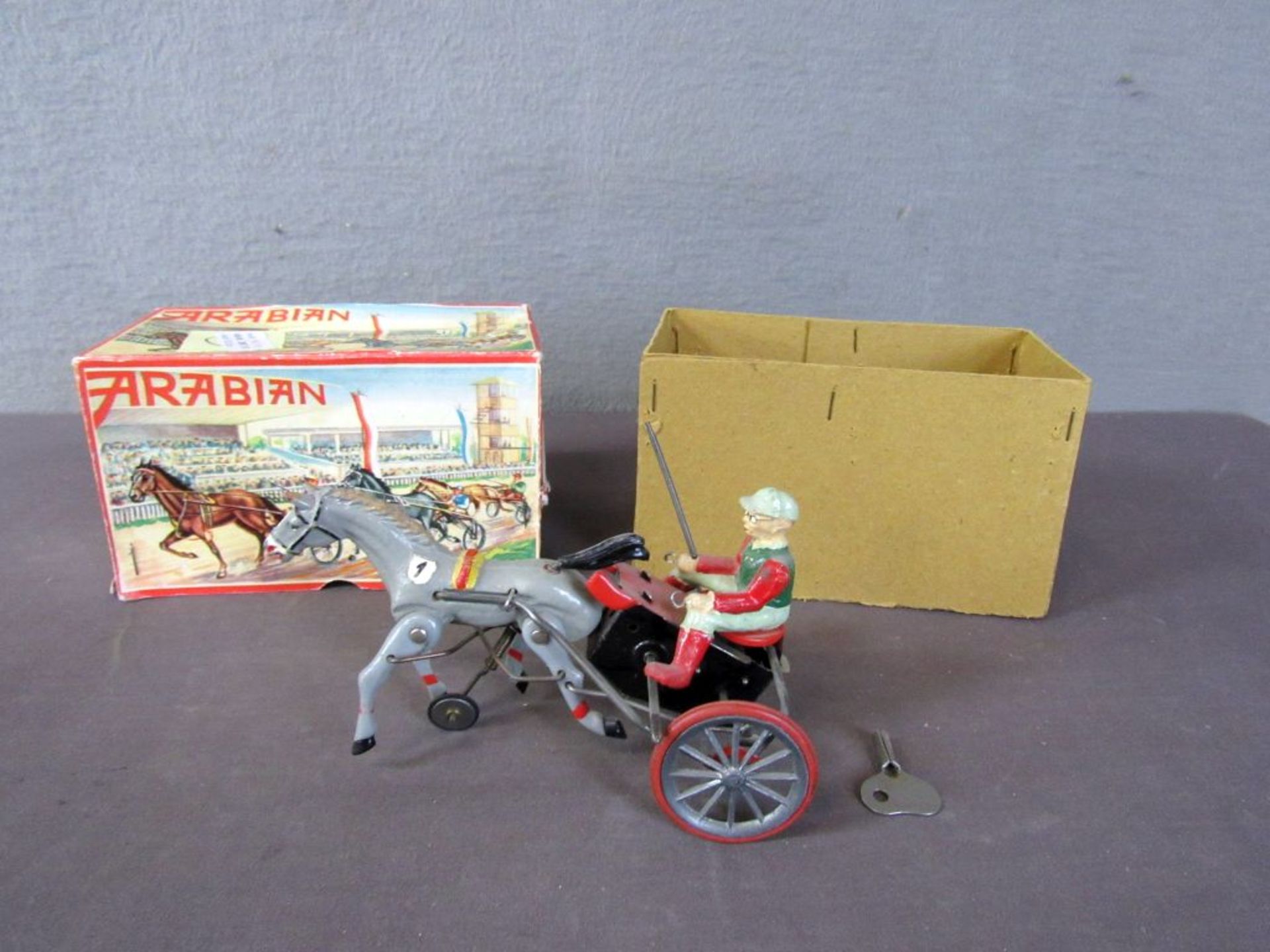 Blechspielzeug Pferdegespann Rühl