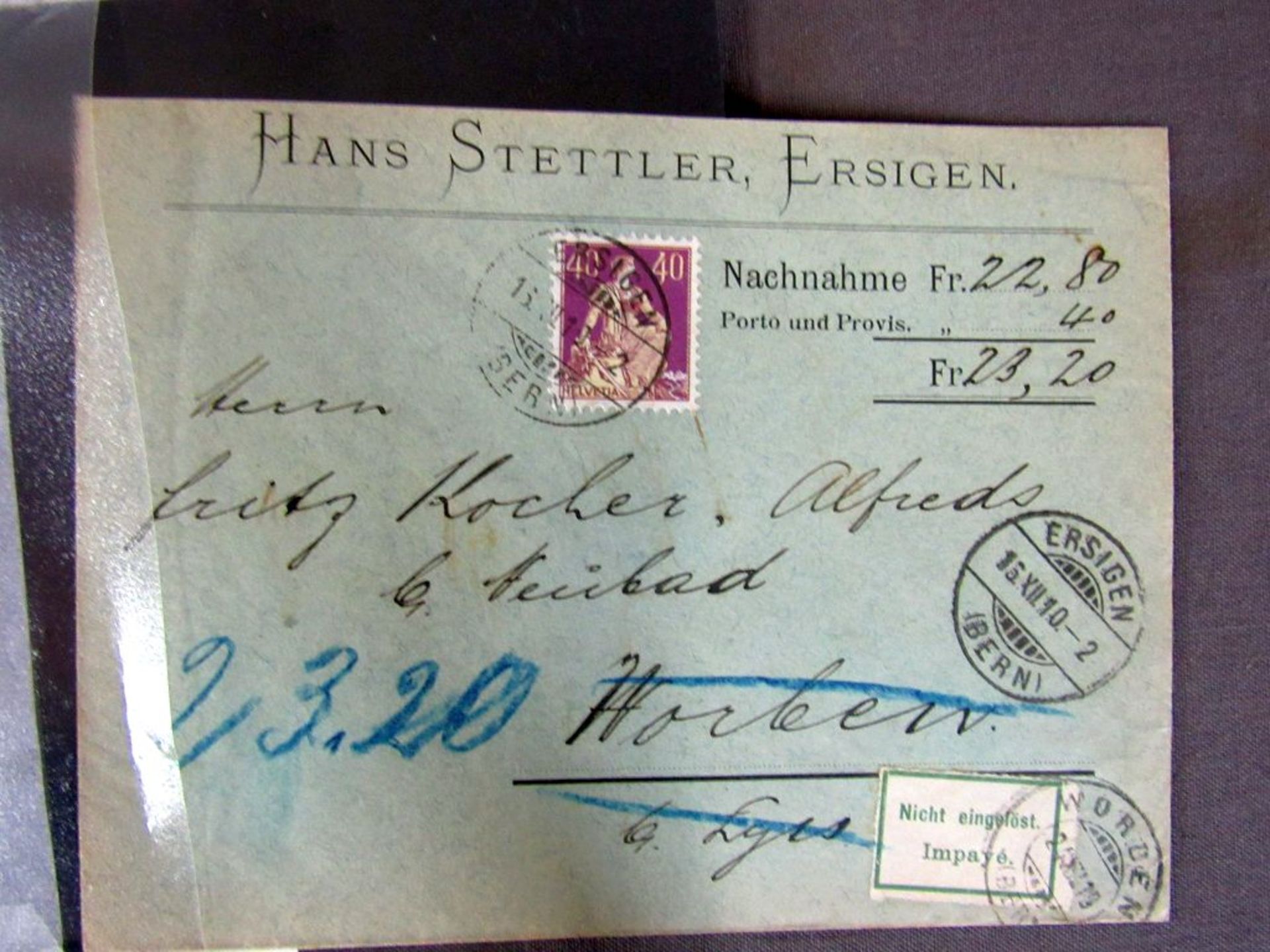 Ordner mit alten Briefmarken - Image 8 of 11