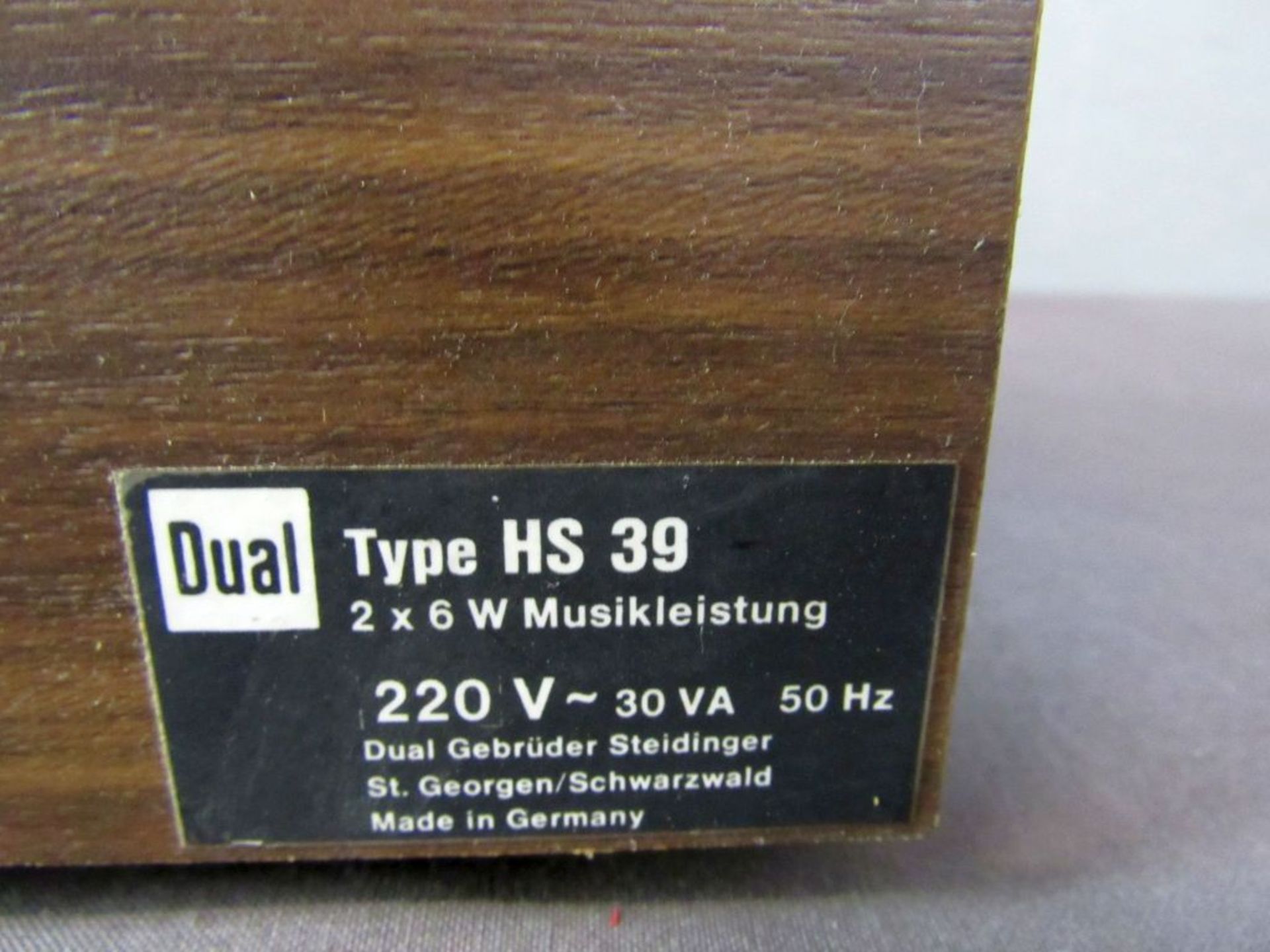 Plattenspieler Dual Modell HS39 - Bild 10 aus 11
