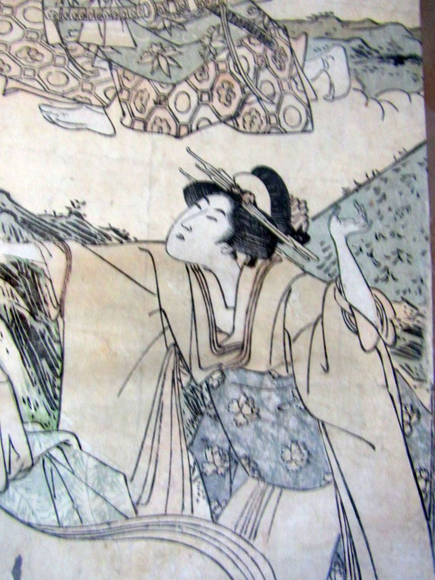 Japanischer Holzschnitt rückseitig - Image 6 of 7