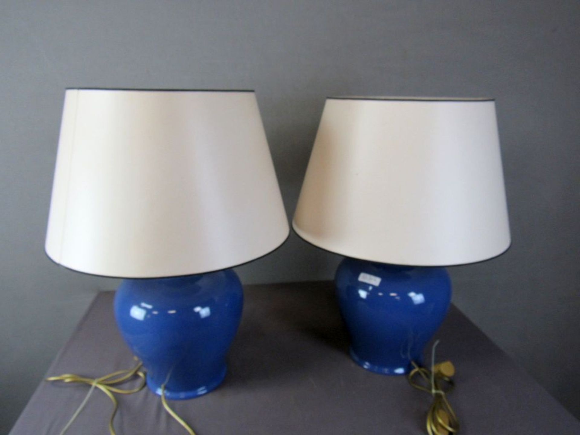 Zwei große Tischlampen Vintage - Image 5 of 5
