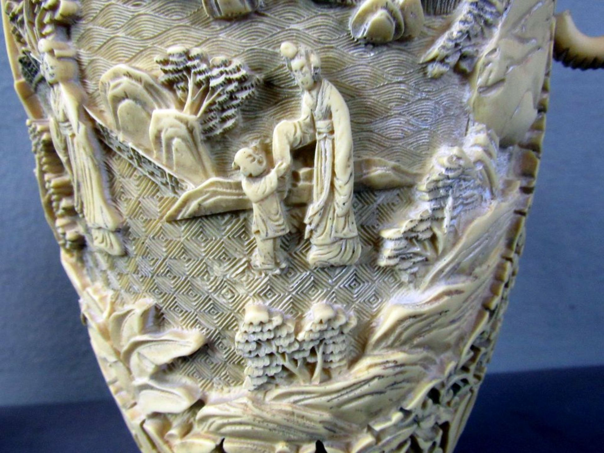 Asiatische Vase Masse 32cm - Image 7 of 10