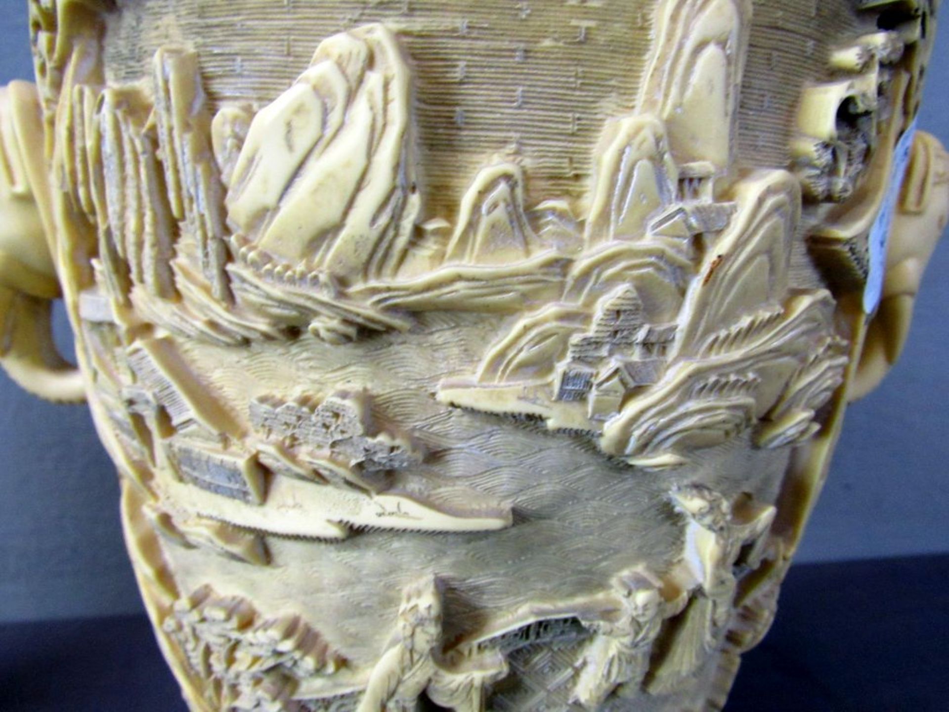 Asiatische Vase Masse 32cm - Image 3 of 10