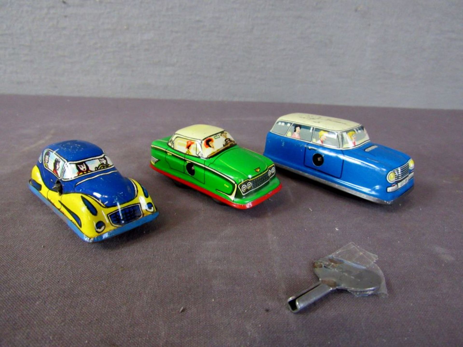 Blechspielzeug Modellautos 3 Stück