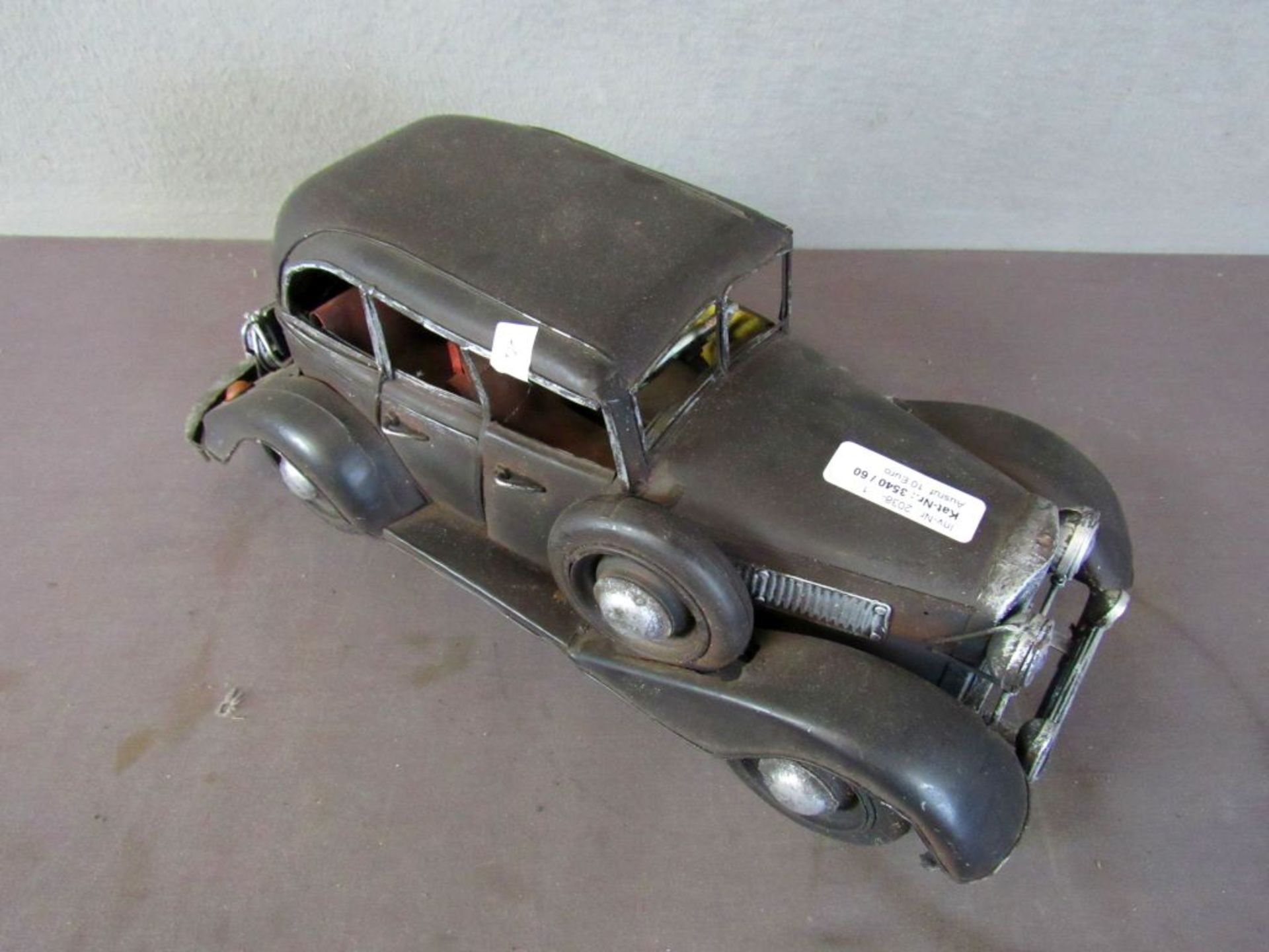 Modellauto Oldtimer Blech 38 cm - Image 2 of 8