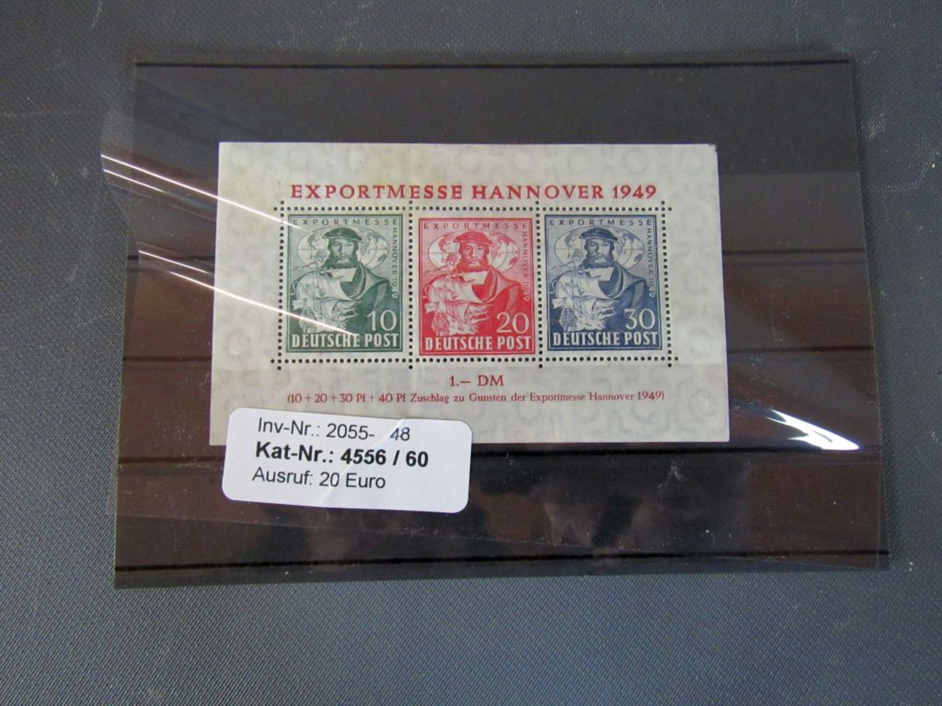 Briefmarken Hannover Messeblock