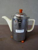 Art Deco Kaffeekanne drei Füße 22cm