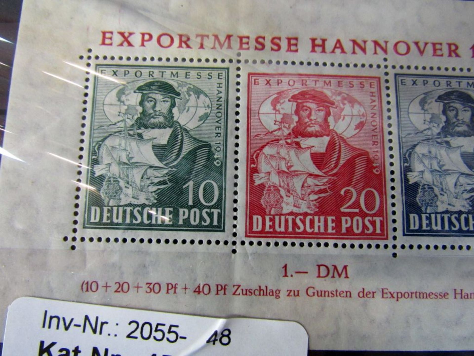 Briefmarken Hannover Messeblock - Image 4 of 4