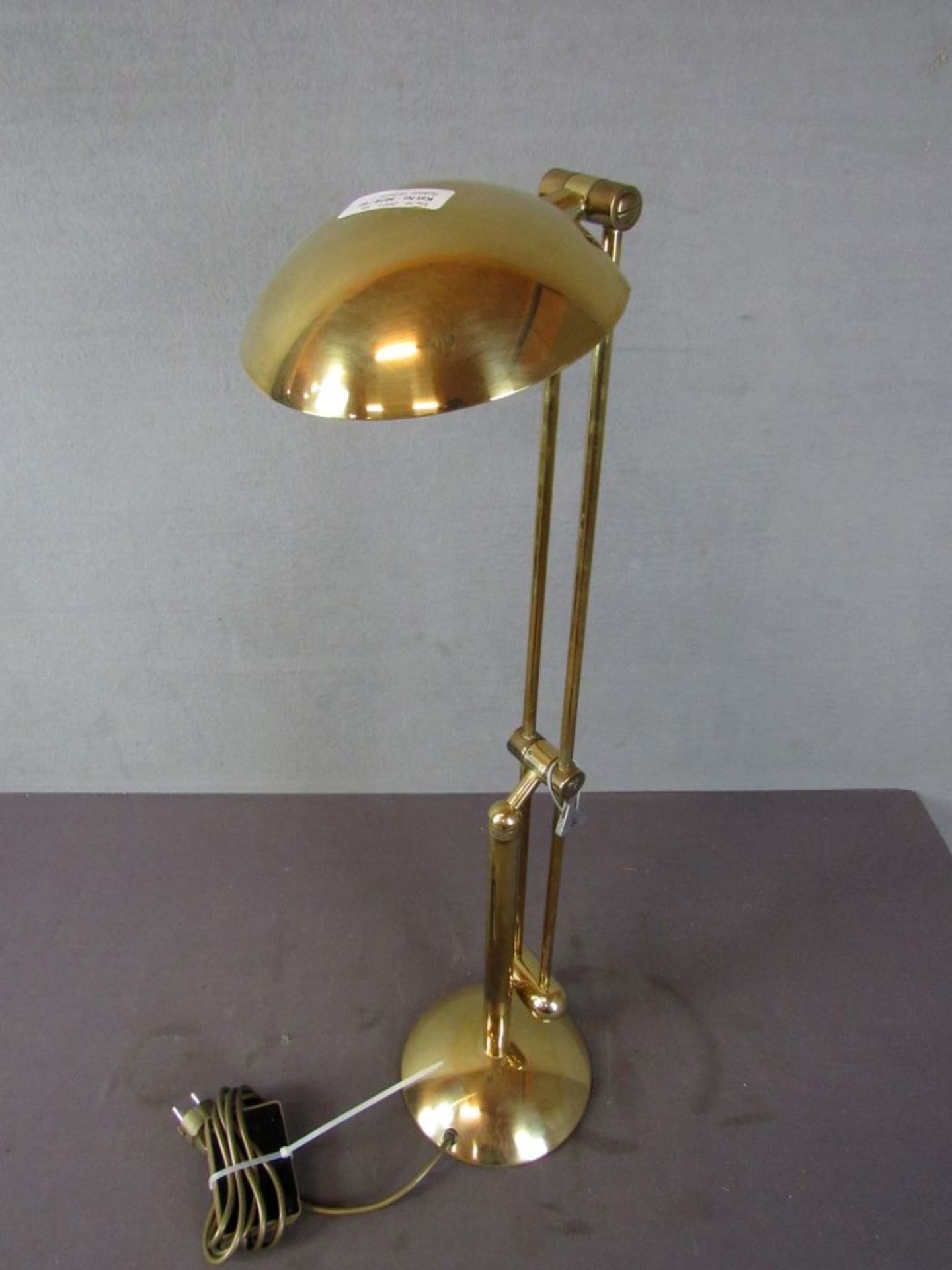 Schreibtisch bzw. Stehlampe Messing - Image 3 of 7