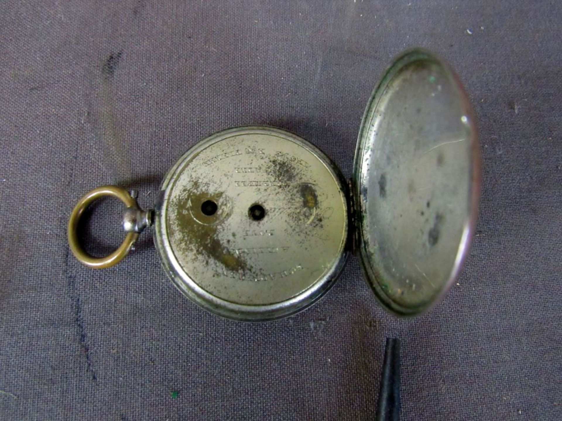 Antike Taschenuhr mit Schlüssel - Image 6 of 7
