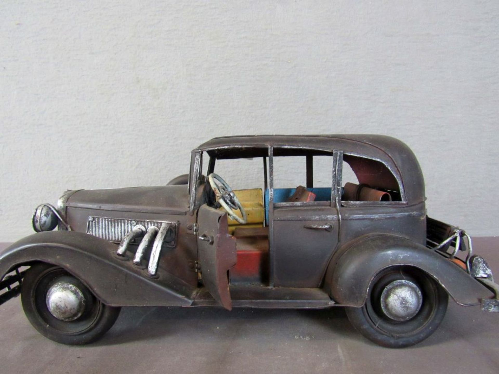 Modellauto Oldtimer Blech 38 cm - Image 4 of 8