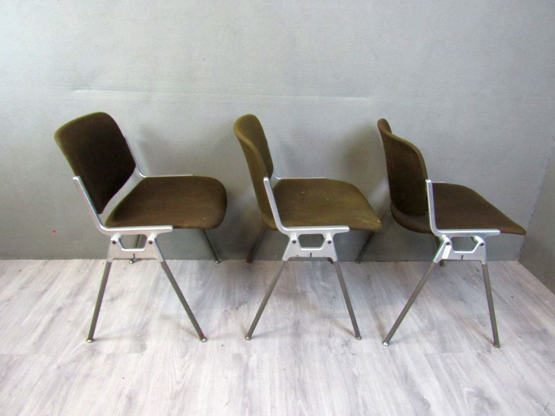 Drei Vintage Stühle 60er Jahre - Image 4 of 7