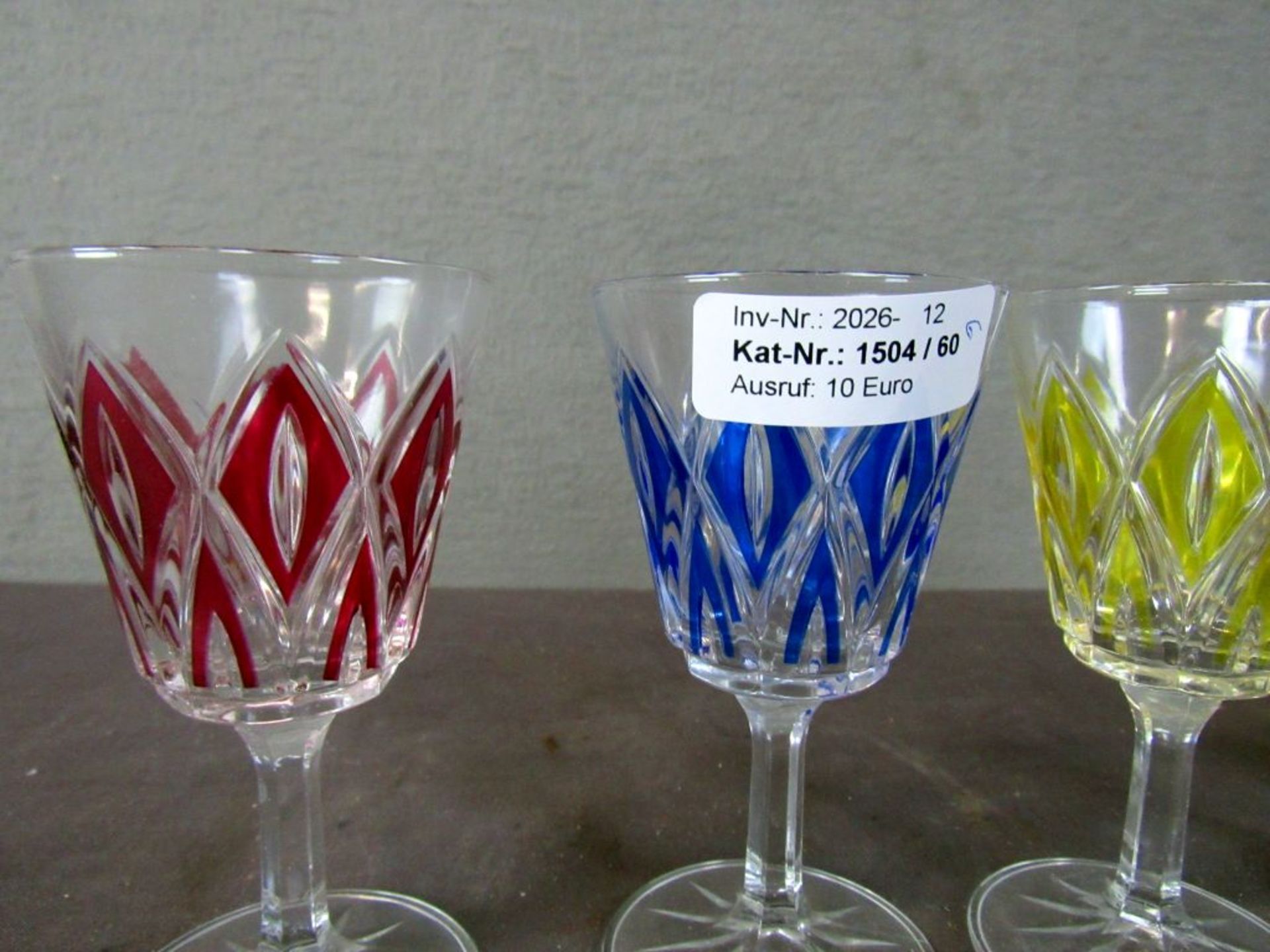 Glasserie 50er Jahre farbenfroh 6 - Image 3 of 5