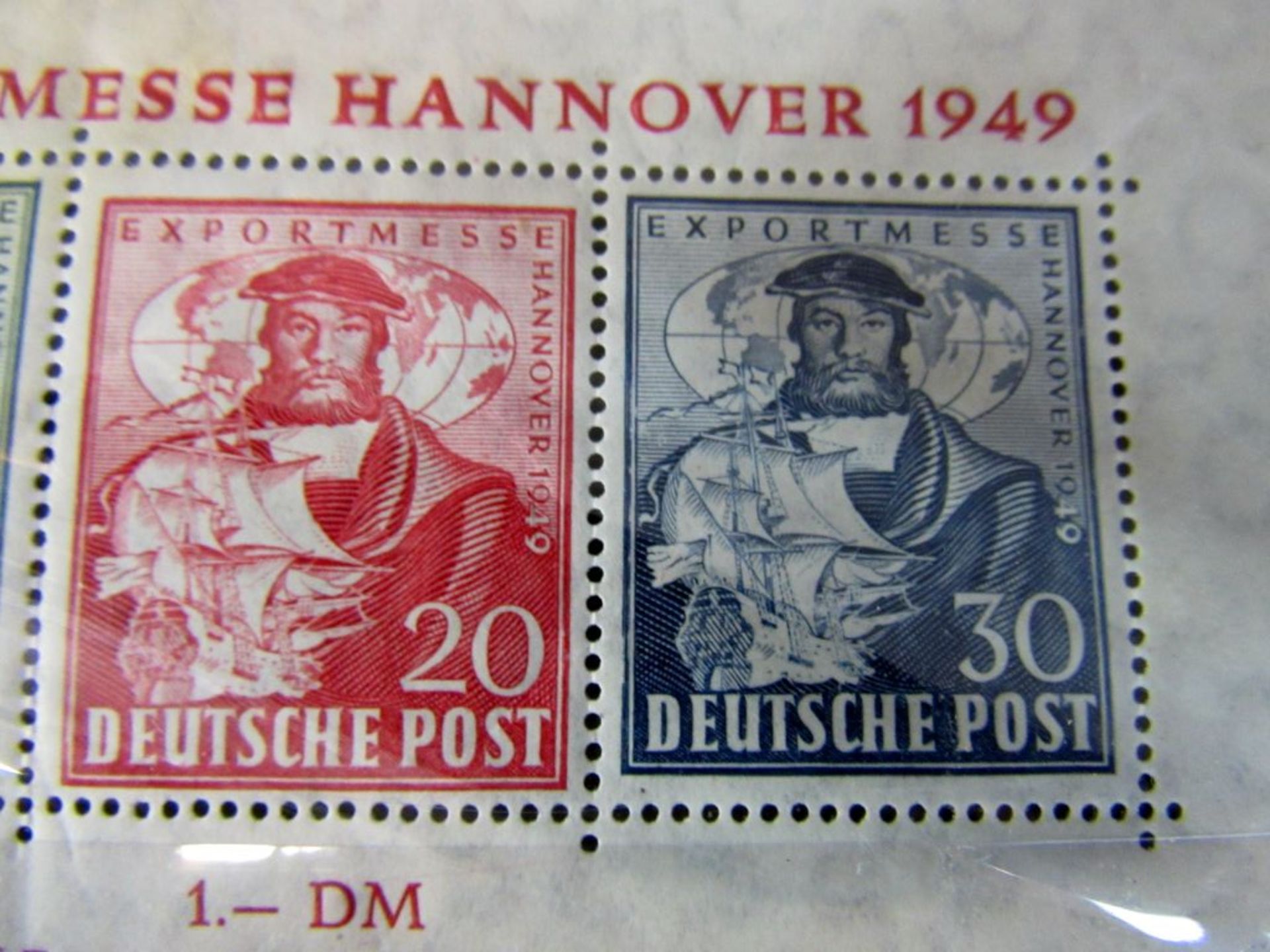 Briefmarken Hannover Messeblock - Image 3 of 4