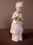 Porzellanfigur Schneiderin 24cm