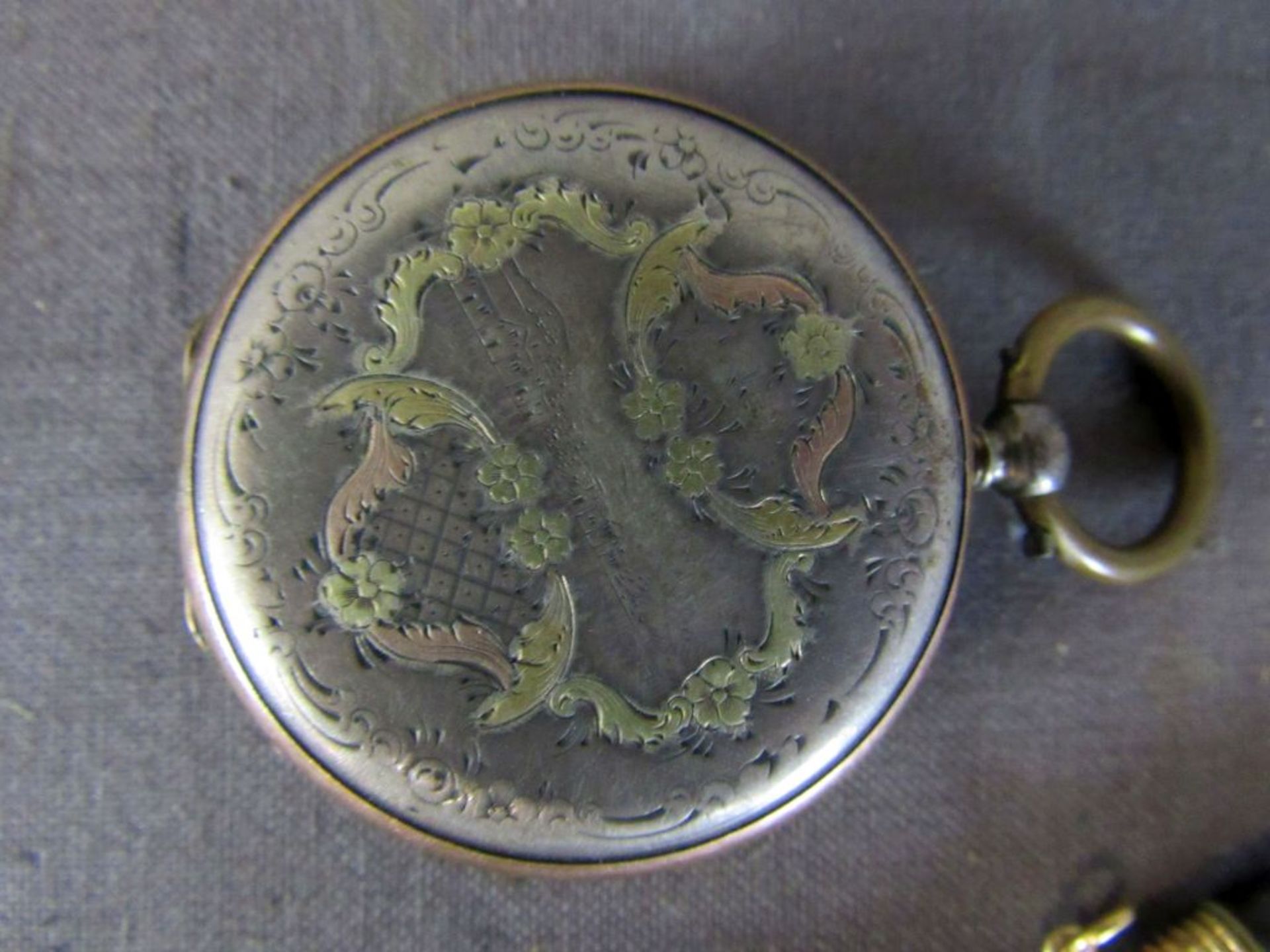 Antike Taschenuhr mit Schlüssel - Image 5 of 7