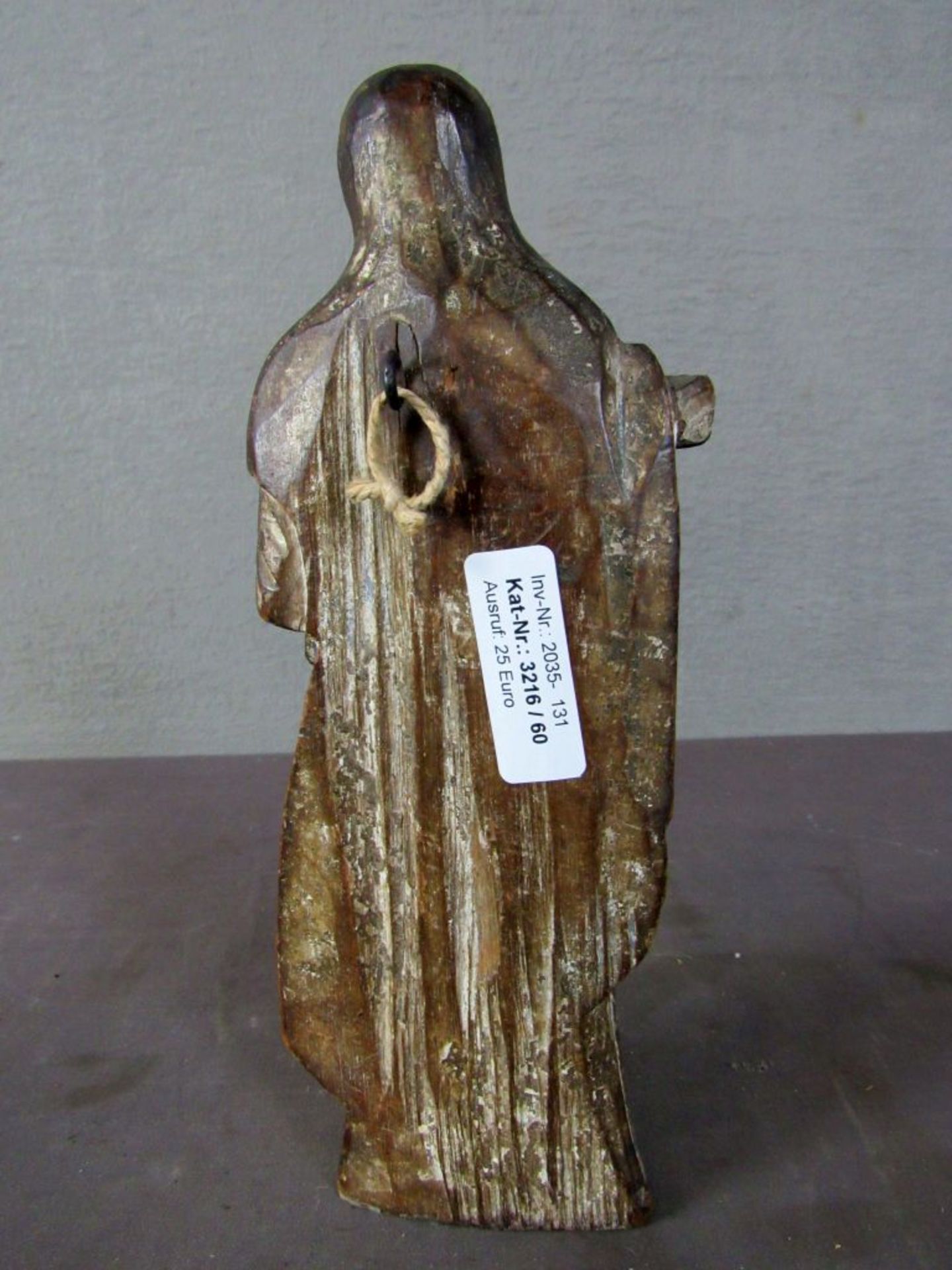 Christliche Figur Barock 29cm - Image 5 of 5