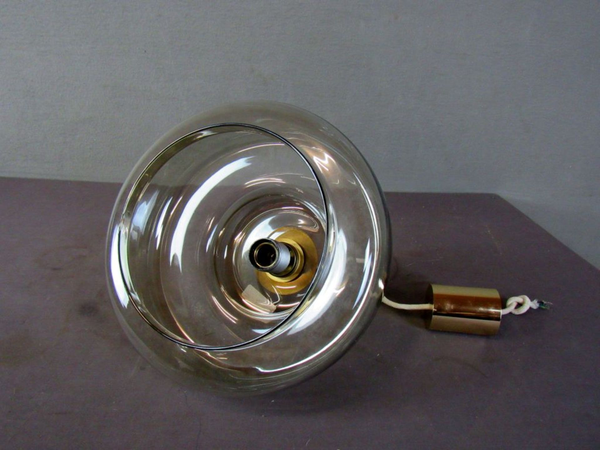 Deckenlampe 60er Jahre Glas ca. 29 cm - Image 4 of 4