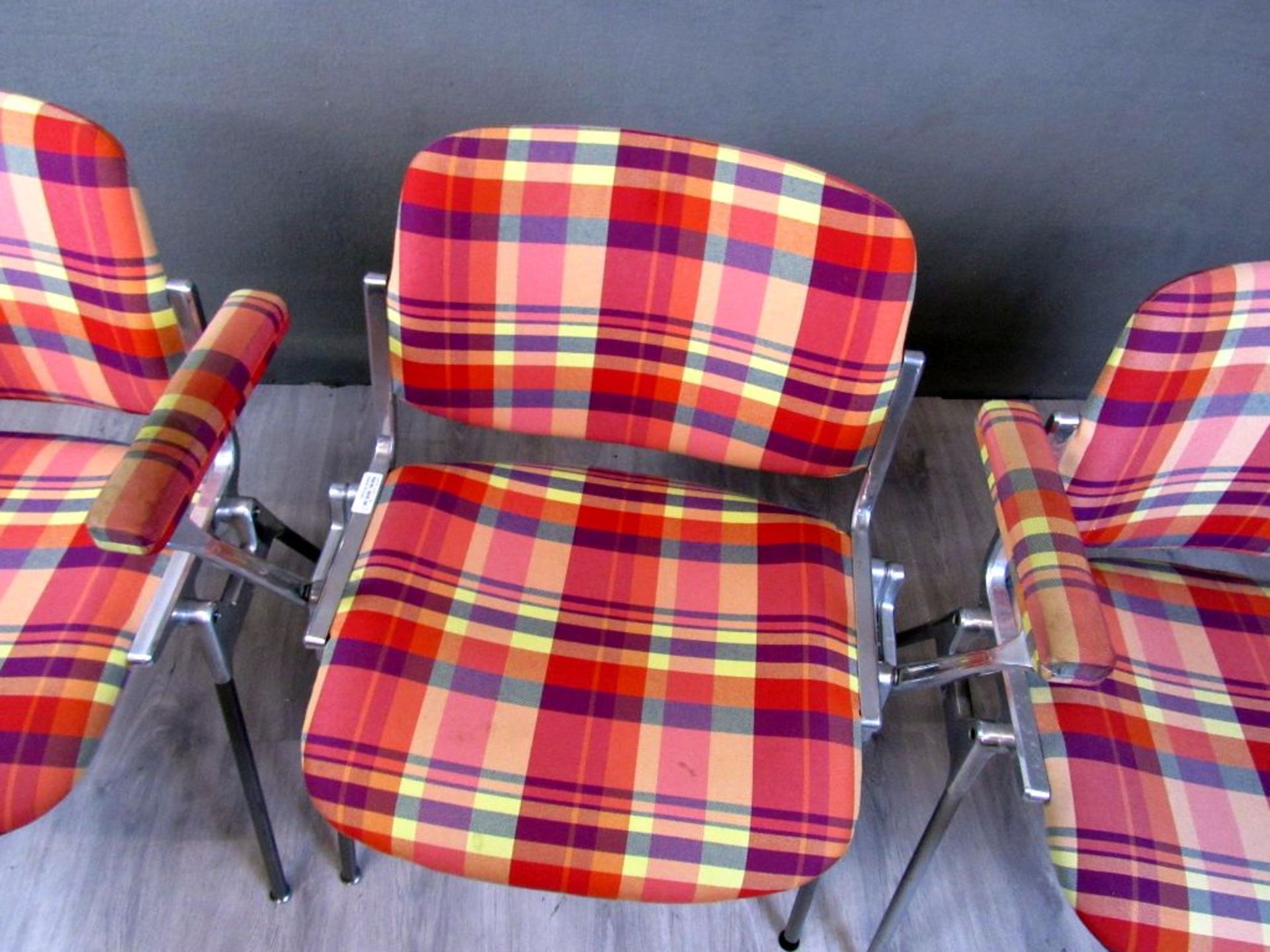 Drei Vintage Stühle 60er Jahre - Image 3 of 10