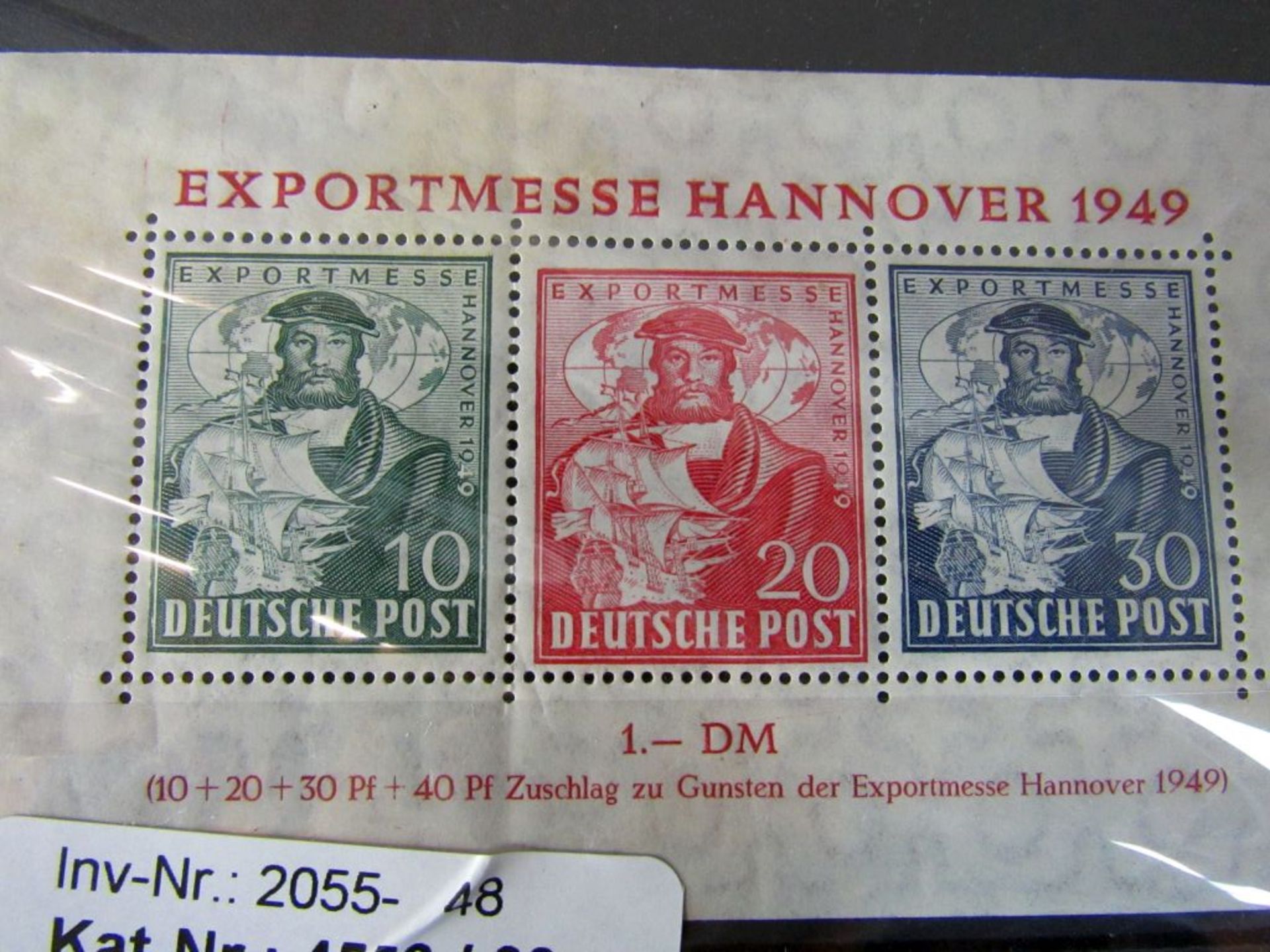 Briefmarken Hannover Messeblock - Image 2 of 4