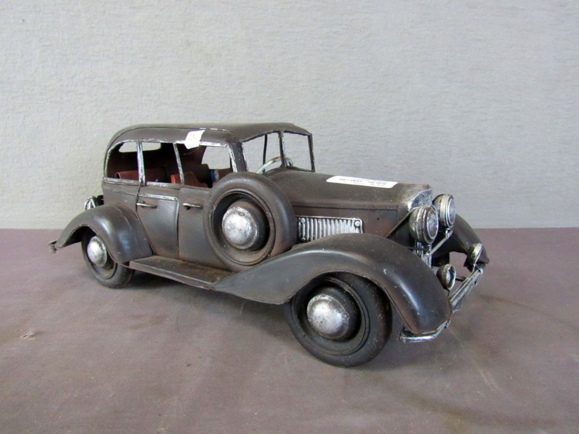 Modellauto Oldtimer Blech 38 cm