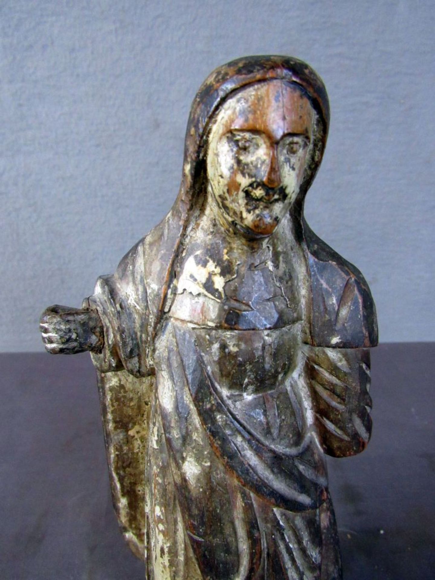 Christliche Figur Barock 29cm - Image 2 of 5