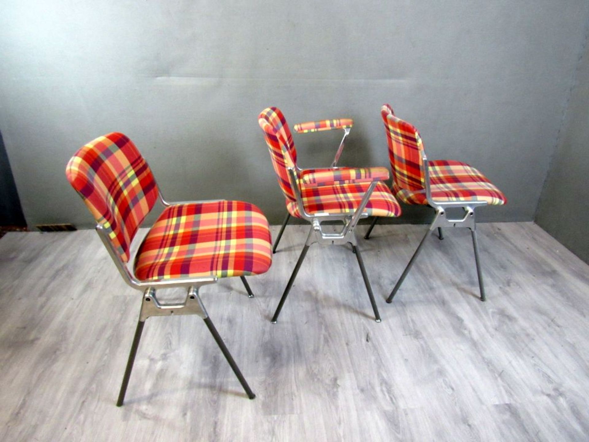 Drei Vintage Stühle 60er Jahre - Image 6 of 10