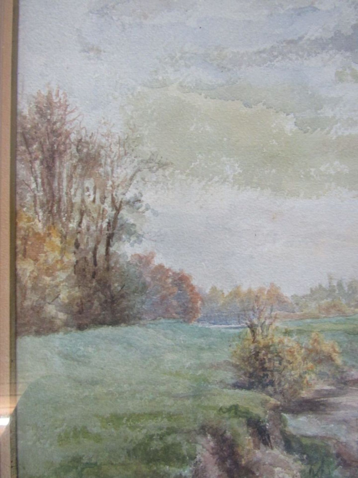 Aus Galerieauflösung Gemälde Aquarell - Bild 4 aus 8