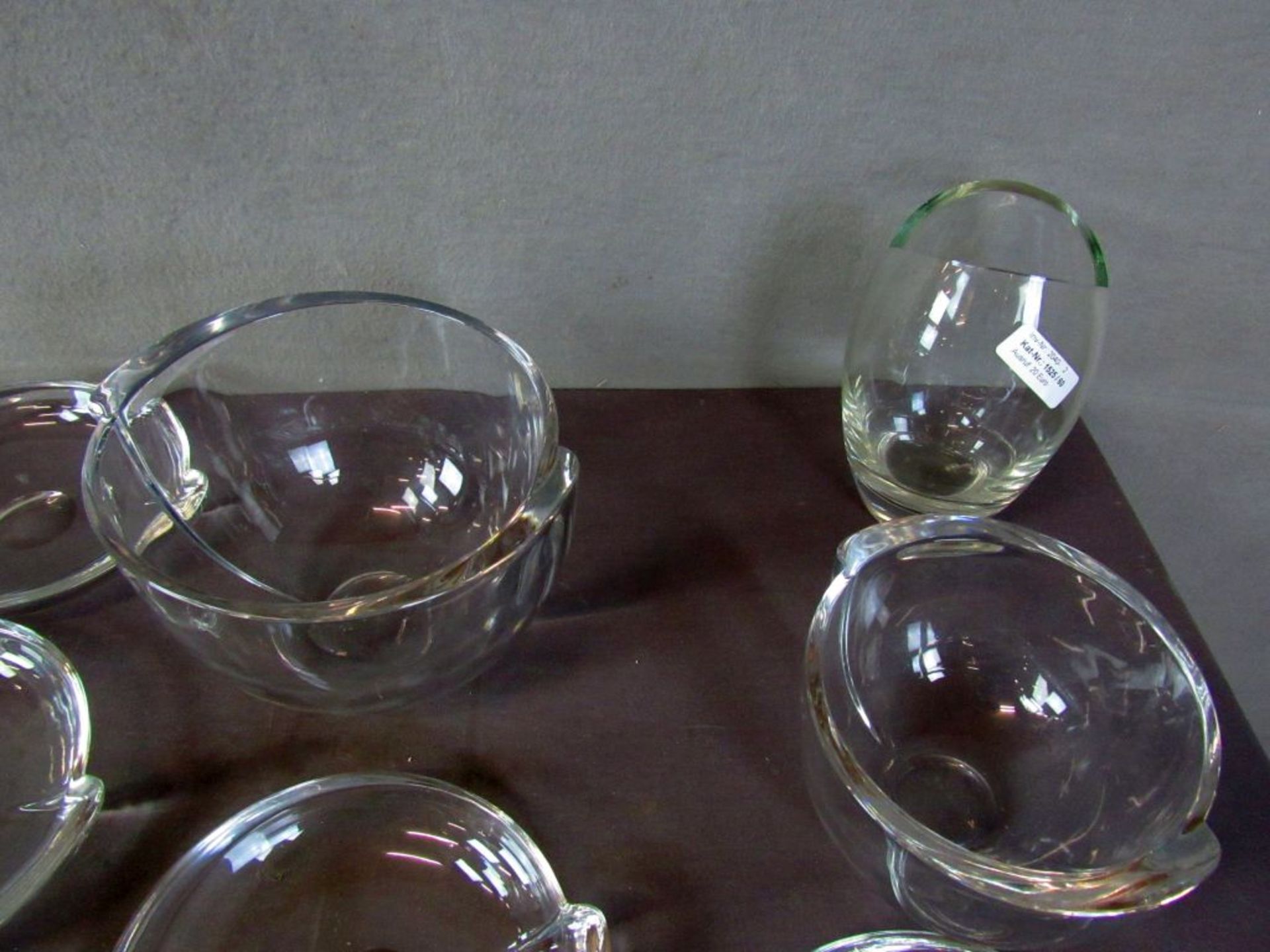 Umfangreiche Kristallglasserie Schalen - Image 5 of 6