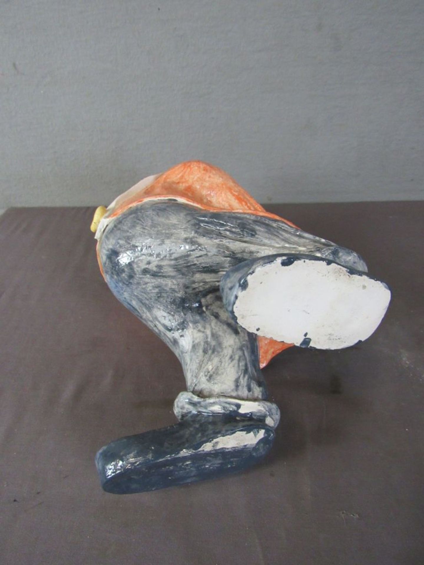Skulptur lasierte Keramik Clown - Bild 8 aus 8