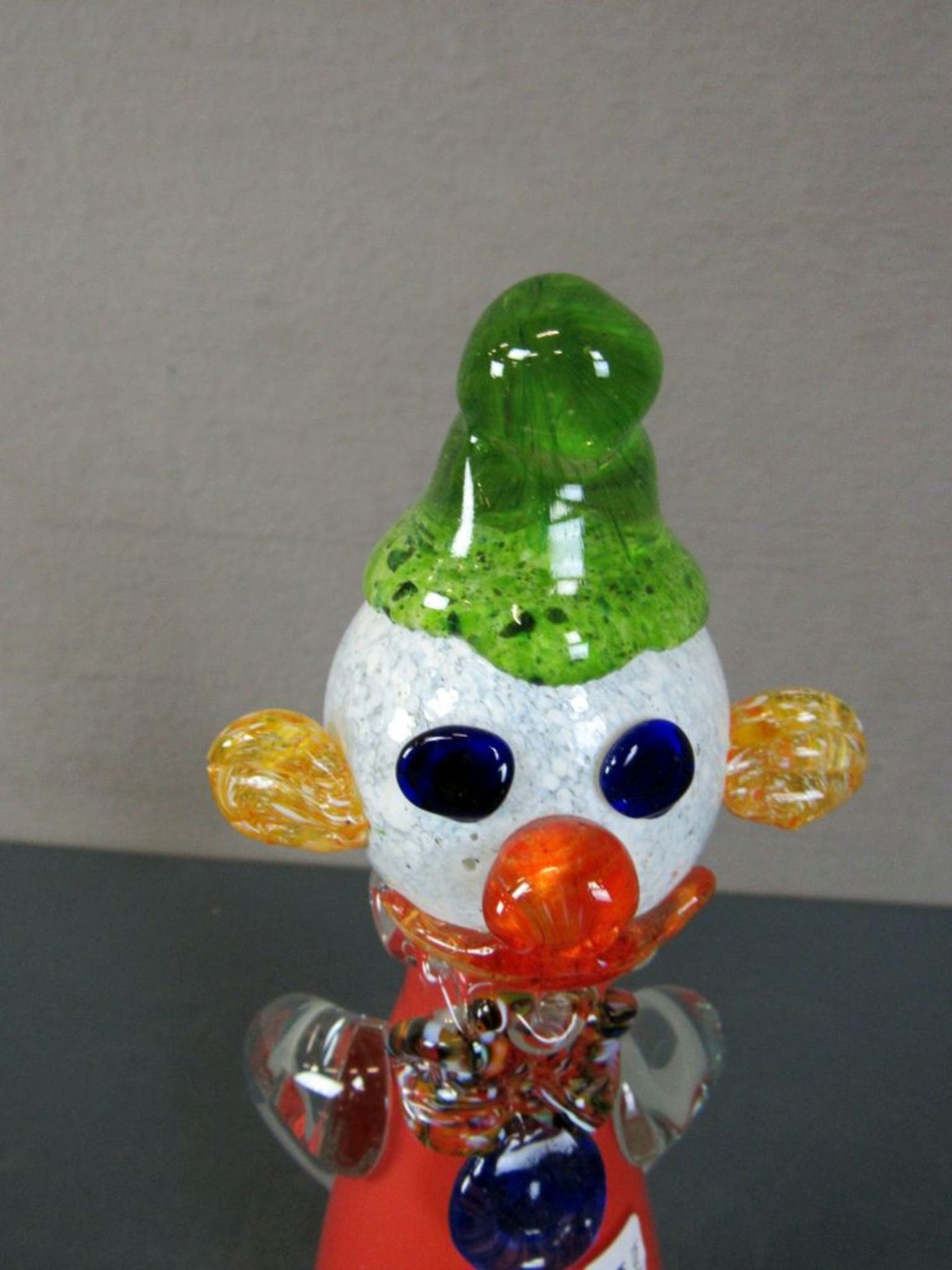 Glasskulptur Clown mundgeblasen wohl - Image 2 of 5