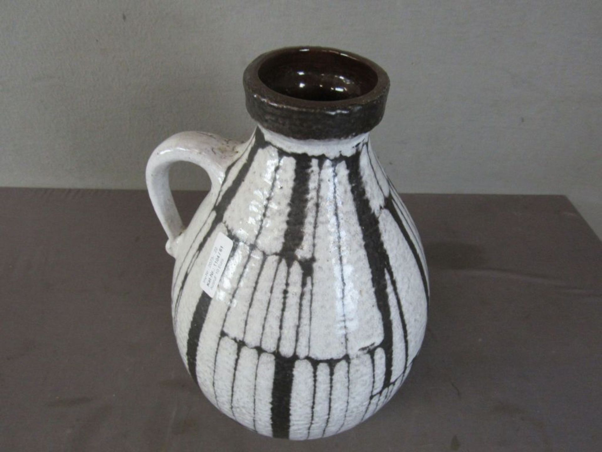 Bodenvase lasierte Keramik 60er Jahre - Image 2 of 4