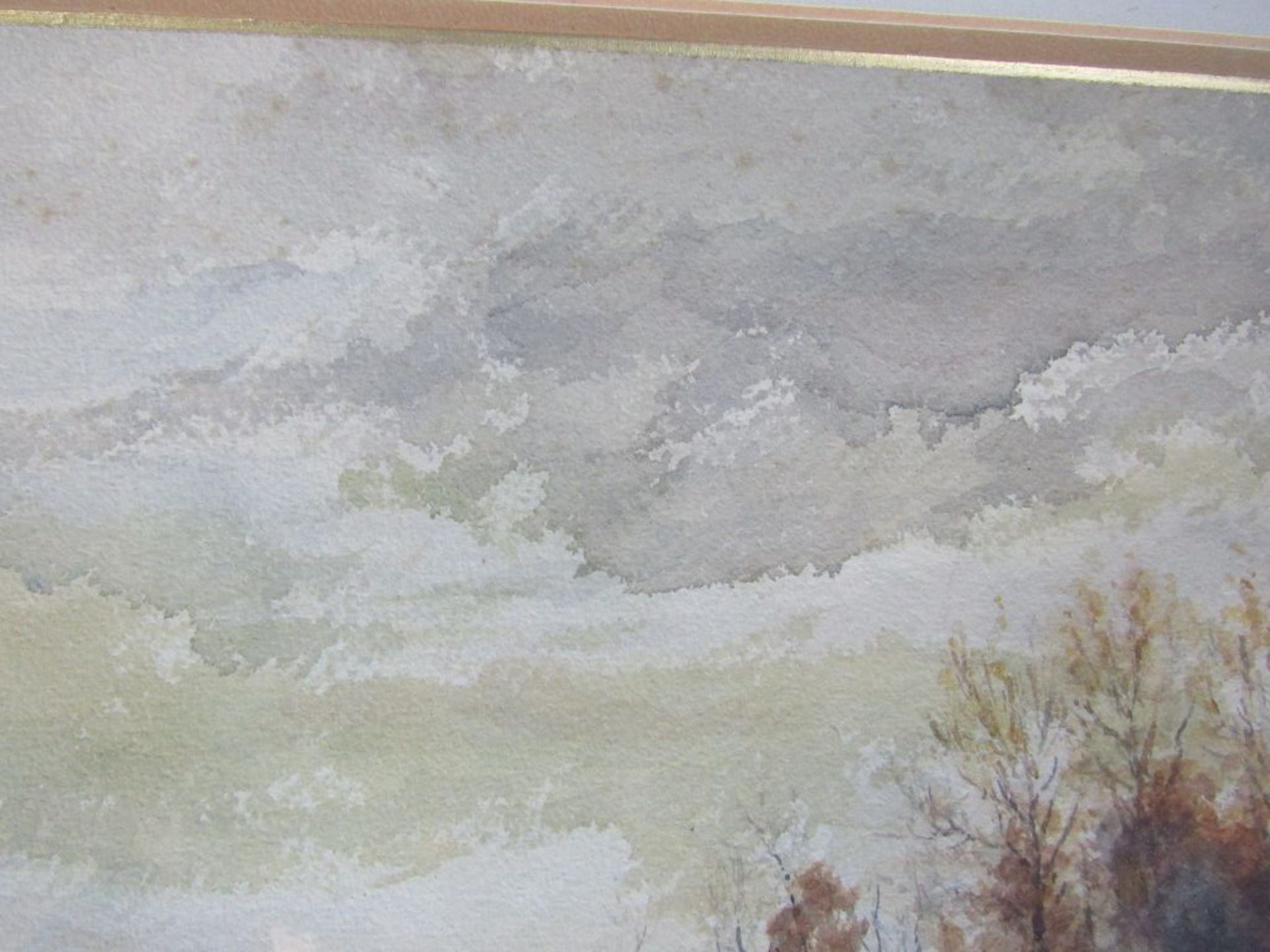 Aus Galerieauflösung Gemälde Aquarell - Bild 6 aus 8