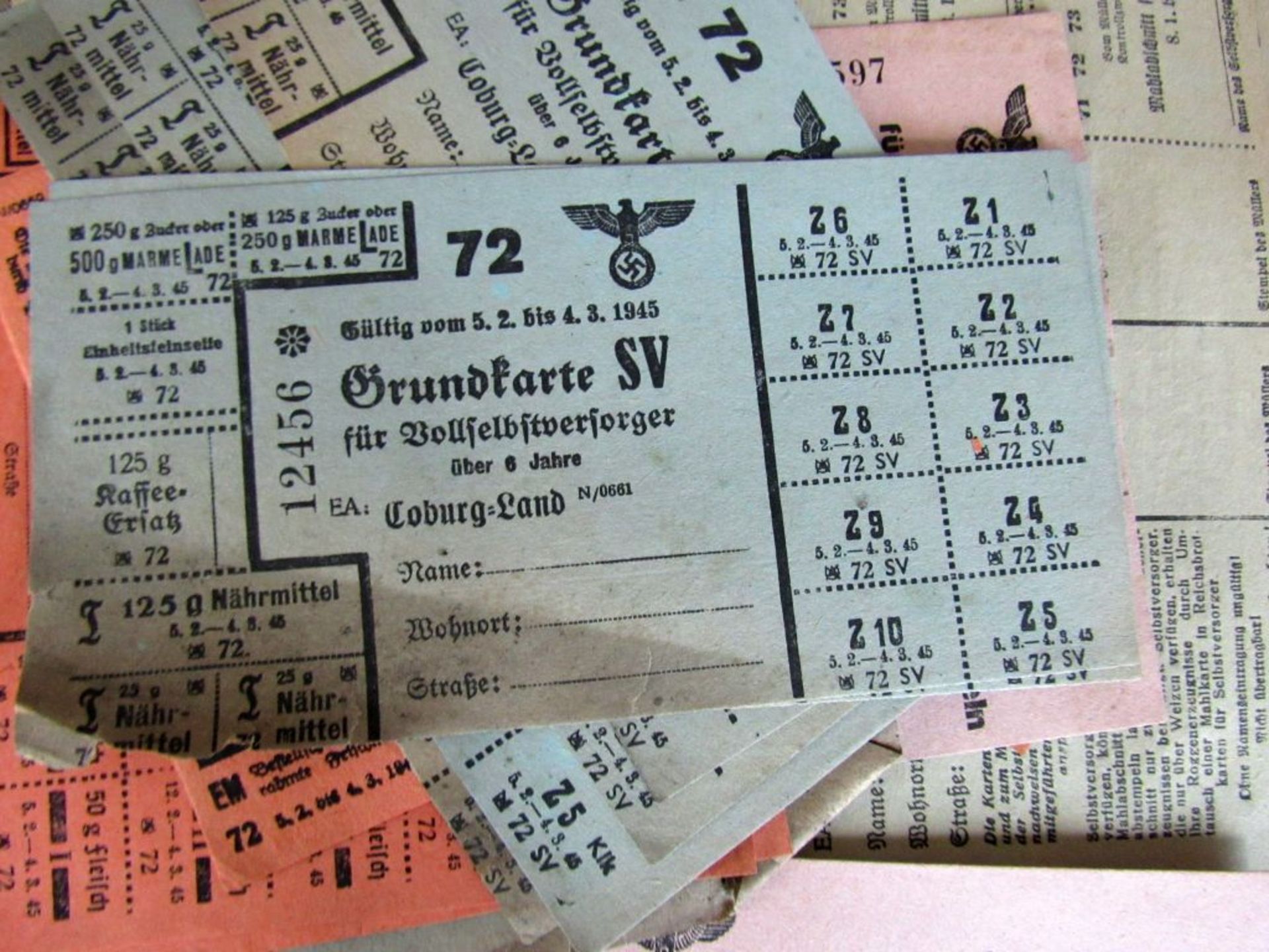 3.Reich großes Konvolut Essenmarken - Image 6 of 6