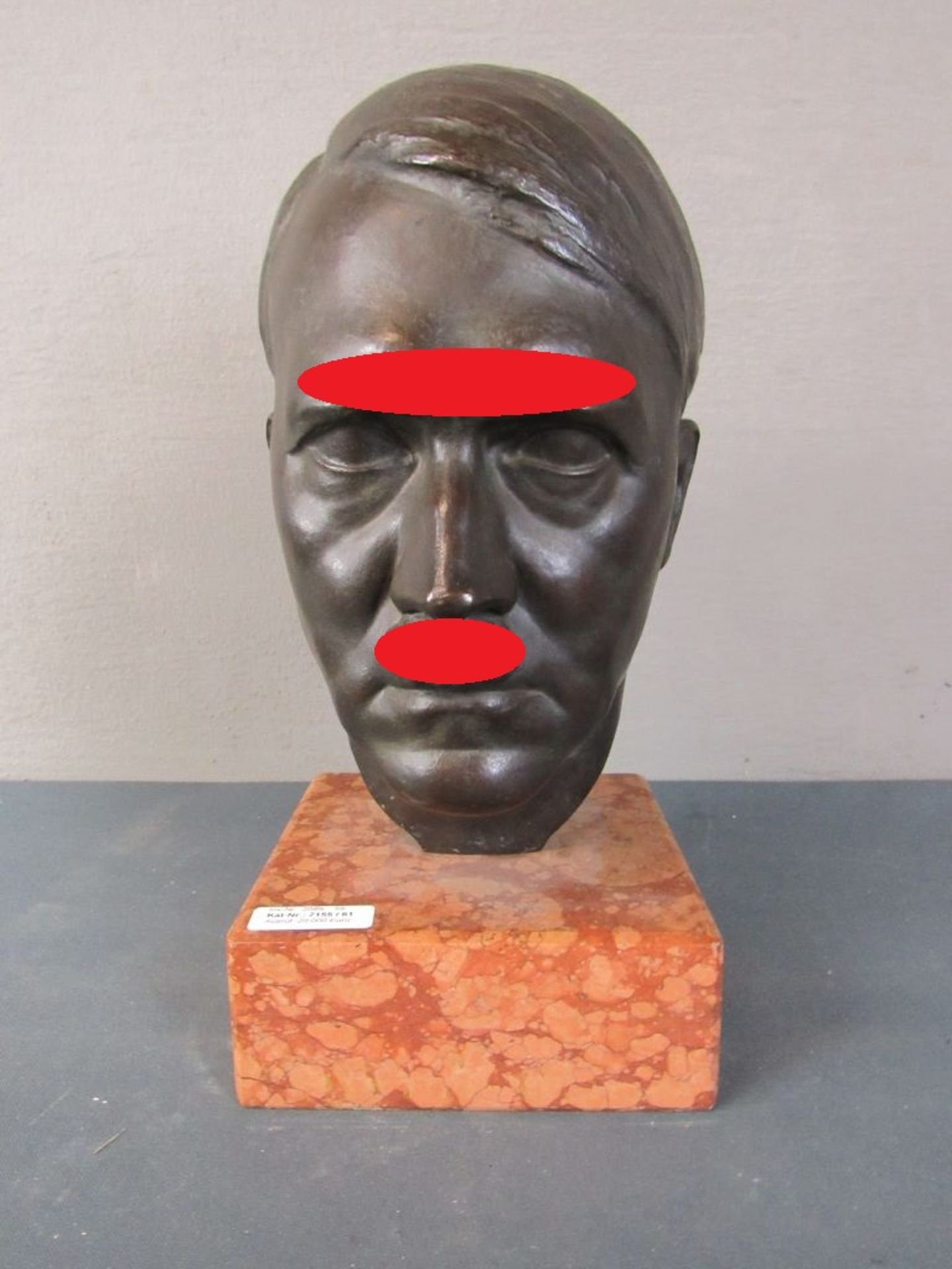 3.Reich Büste Adolf Hitler Bronze