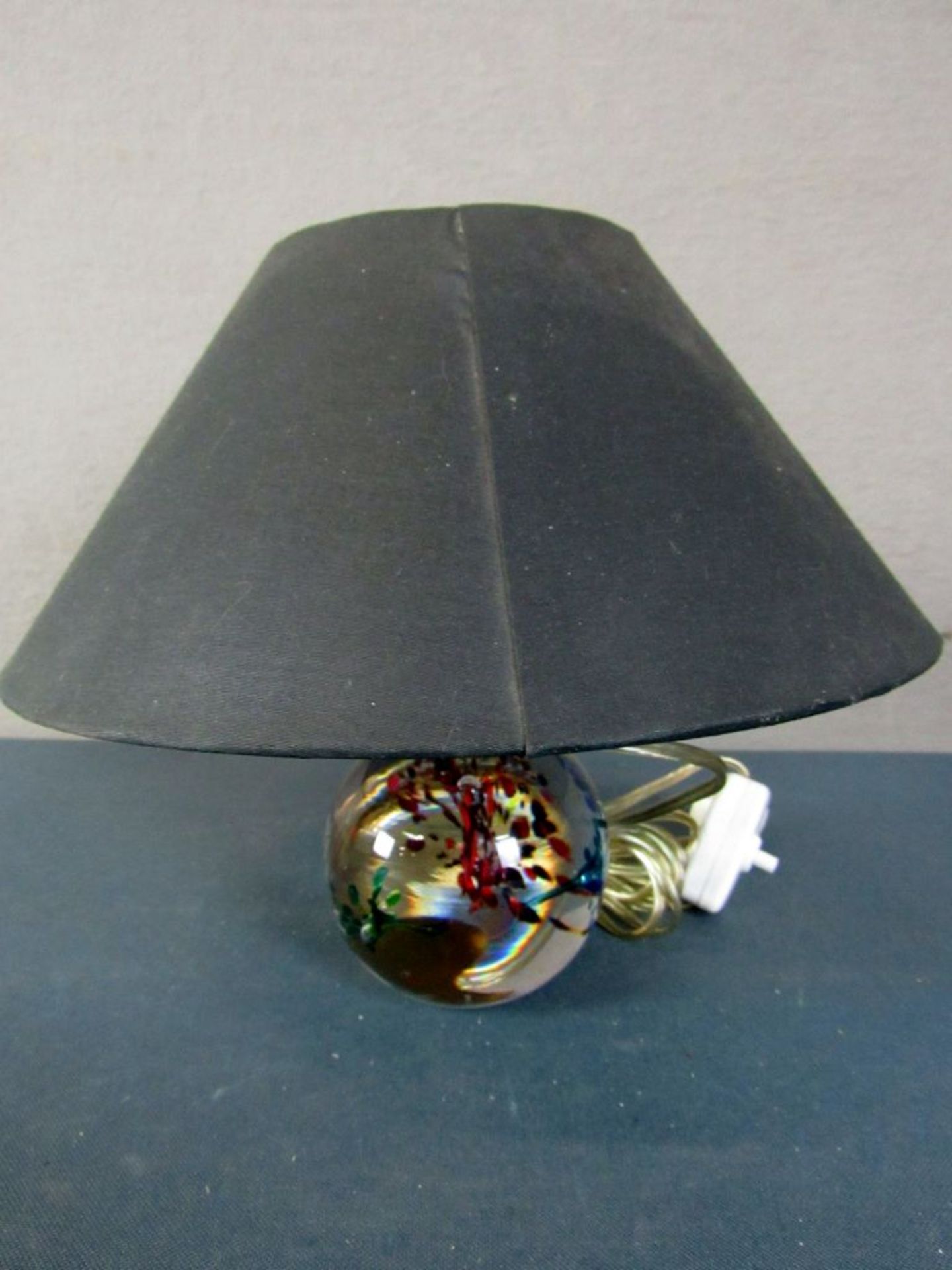 Designertischlampe Glaskugel mit