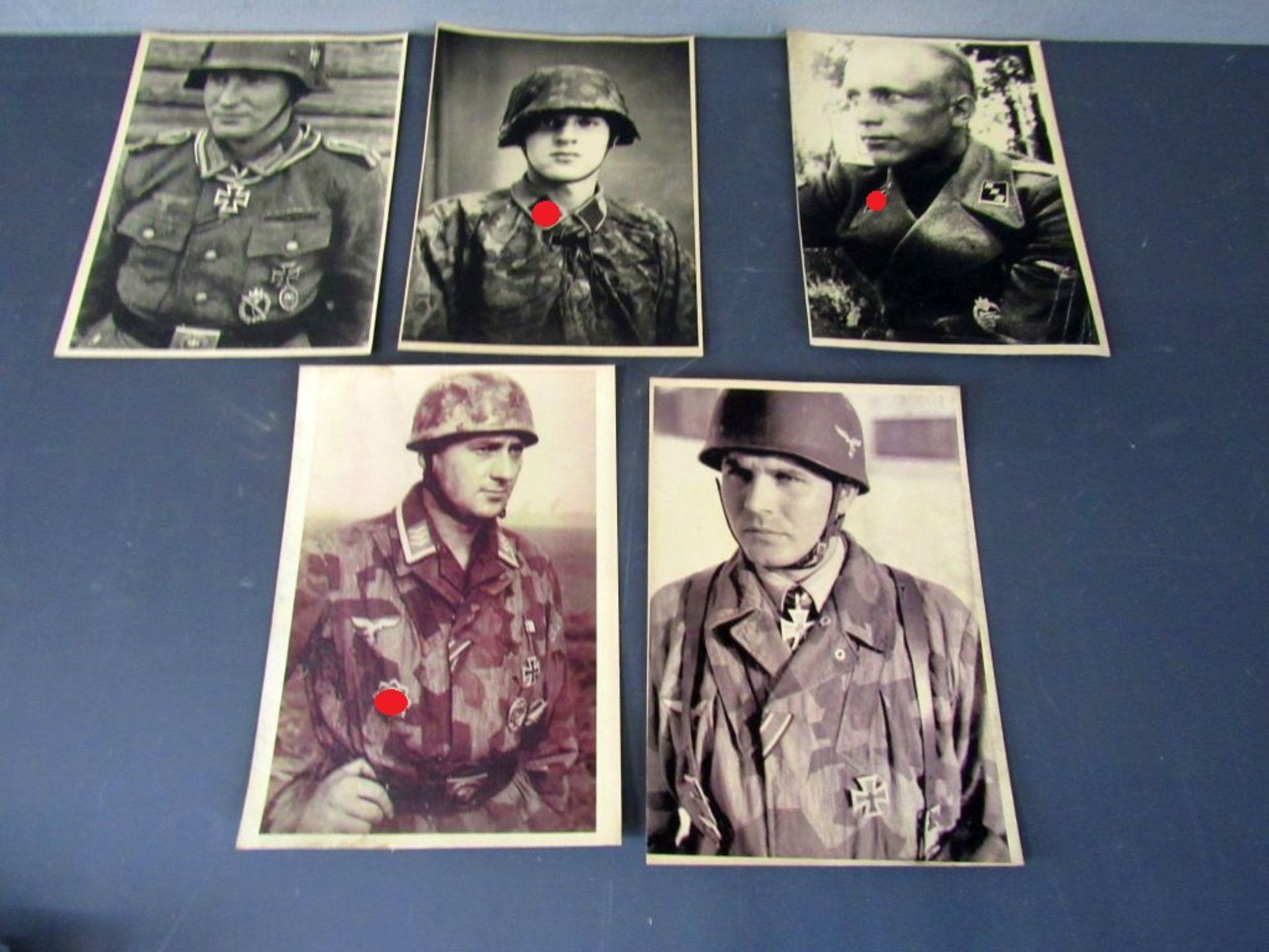 Fünf Fotokopien Soldaten 2. WK Din A4