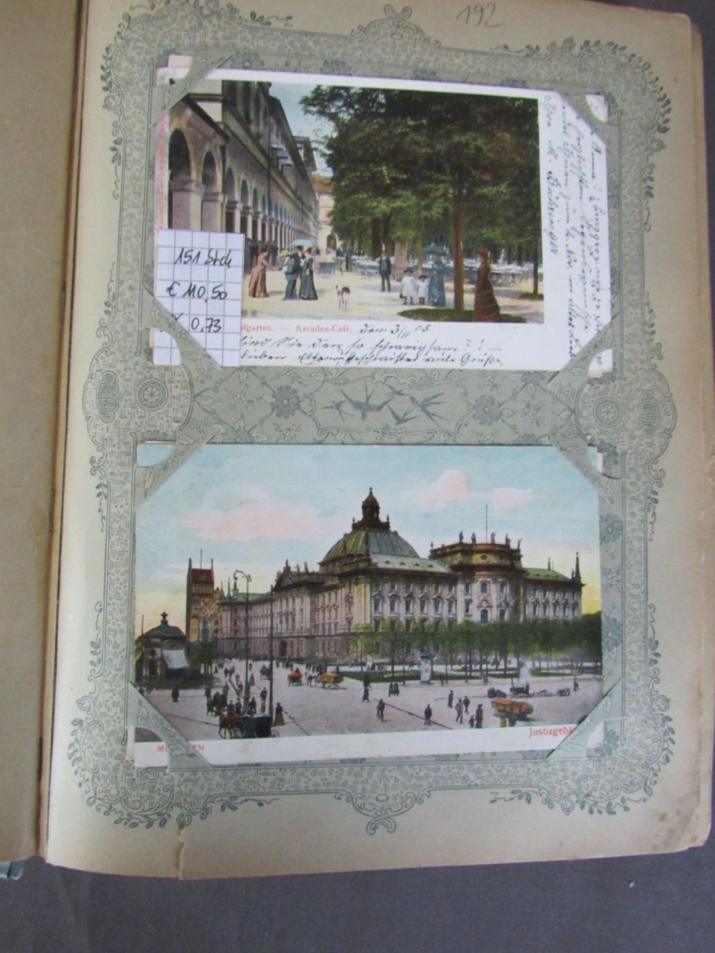 Antikes Postkartenalbum überwiegend - Bild 2 aus 9