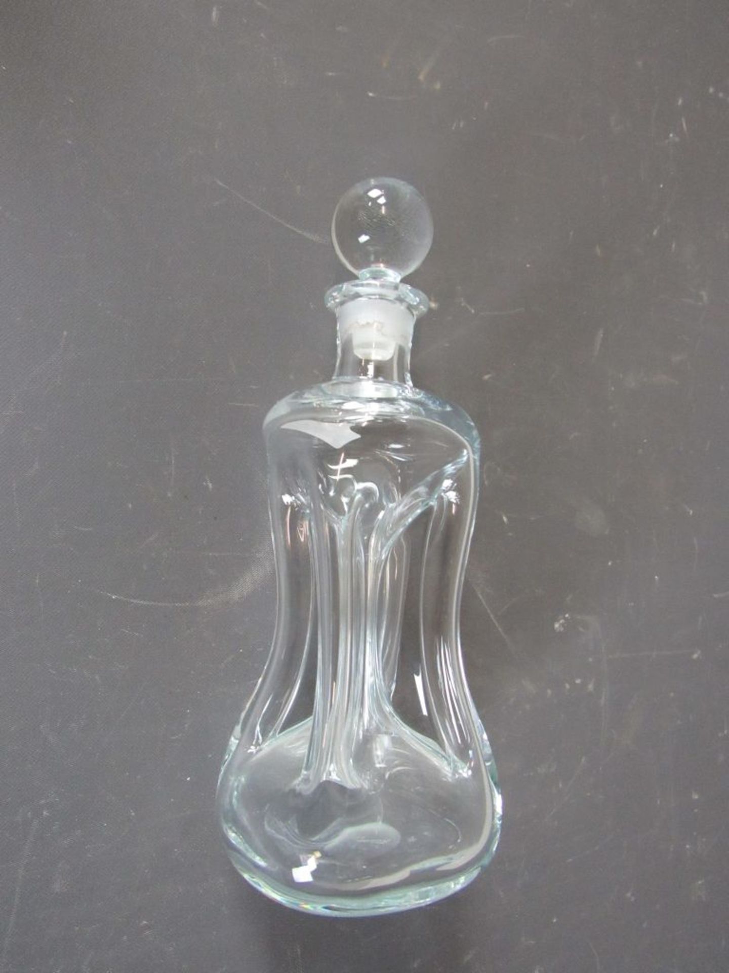 Glas Karaffe Gluggerflasche 26,5 cm - Bild 5 aus 5